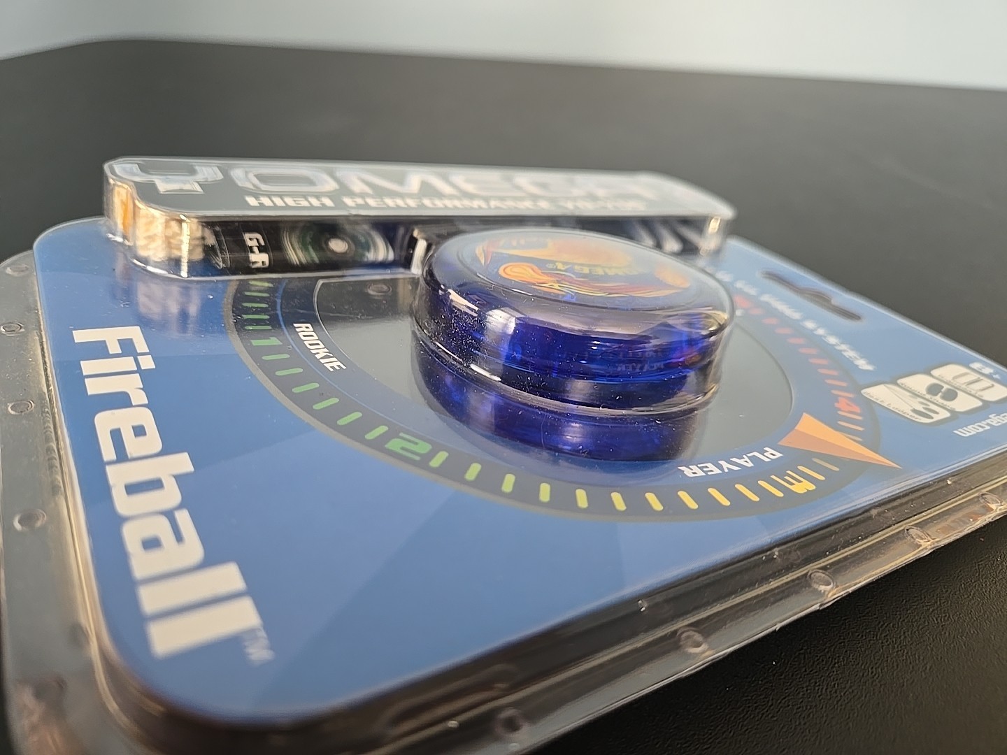 Yomega High Performance Yo-Yos Fireball Player 3 NEW SEALED Blue