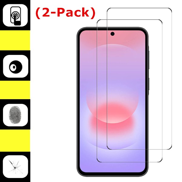 2Pack Premium 9H Tempered Glass Screen Protector For Samsung Galaxy A37 5G