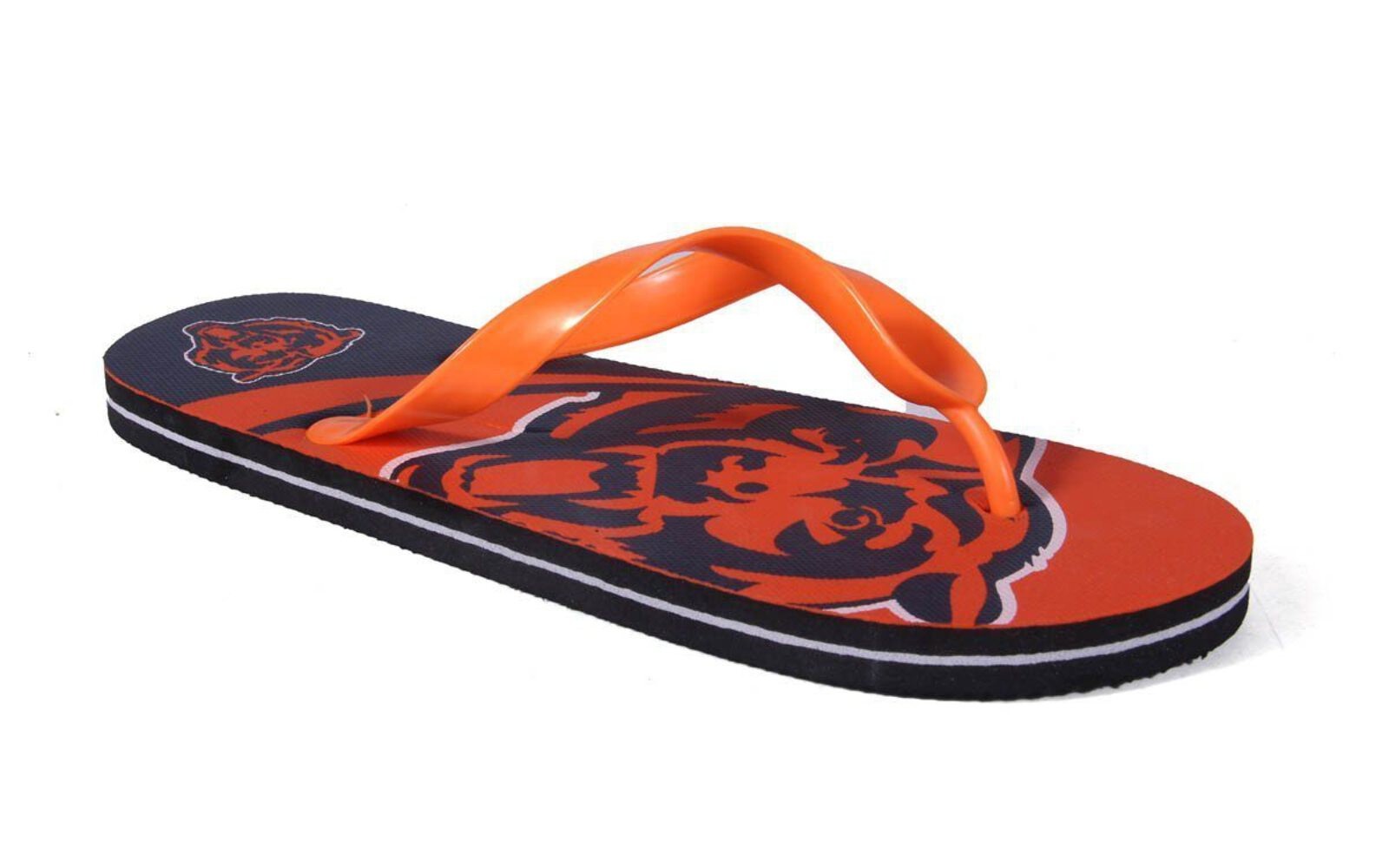 Chicago Bears Big Logo Flip Flops