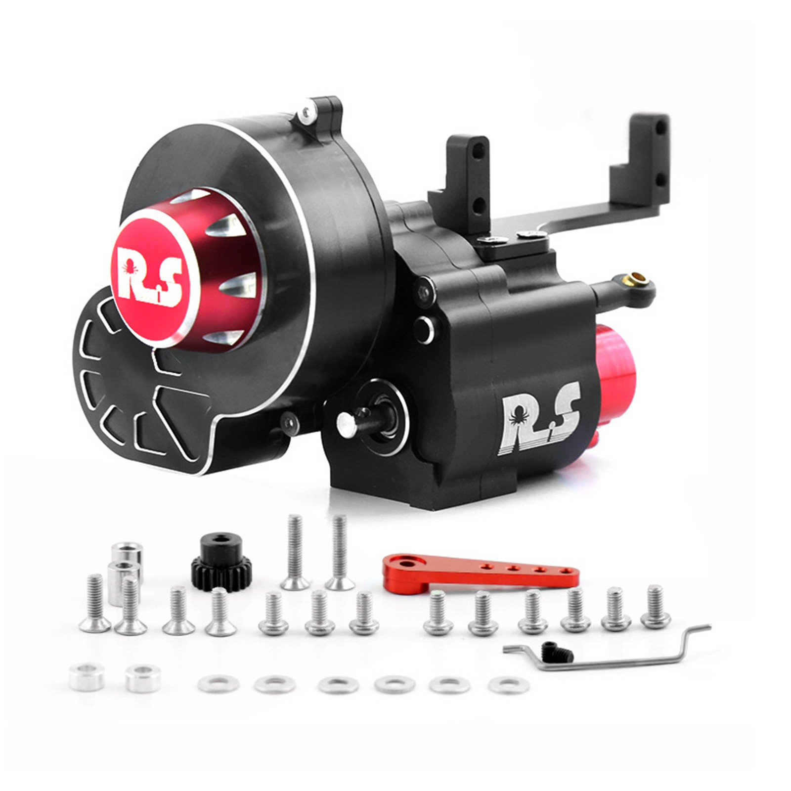2 Speed Shiftable Transmission Gearbox For Axial SCX10 &SCX10 II III 1/10 RC Car