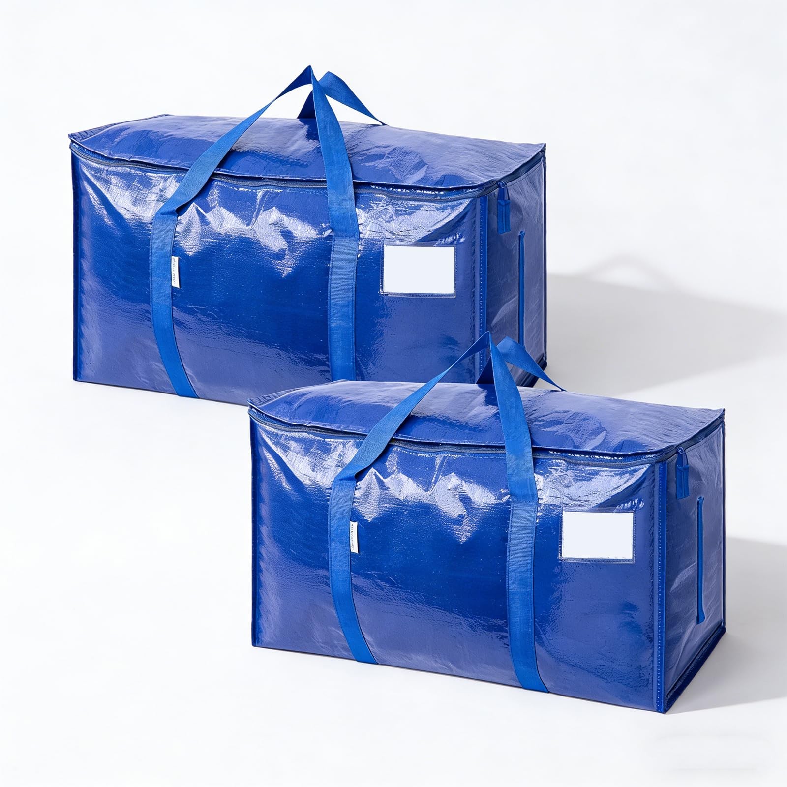 Extra Large Storage Bags, 23 Gallon Capacity, Waterproof Moving Totes with Ha...