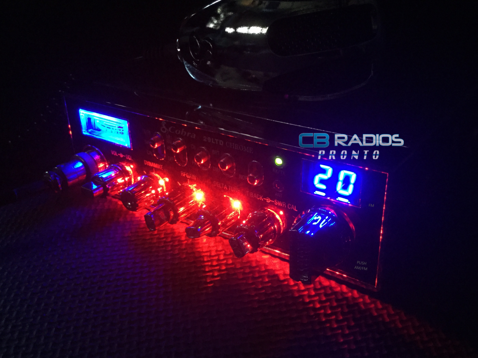 Cobra 29 LTD Chrome - RED NITRO + PERFORMANCE TUNED + RECEIVE ENHANCE + ECHO