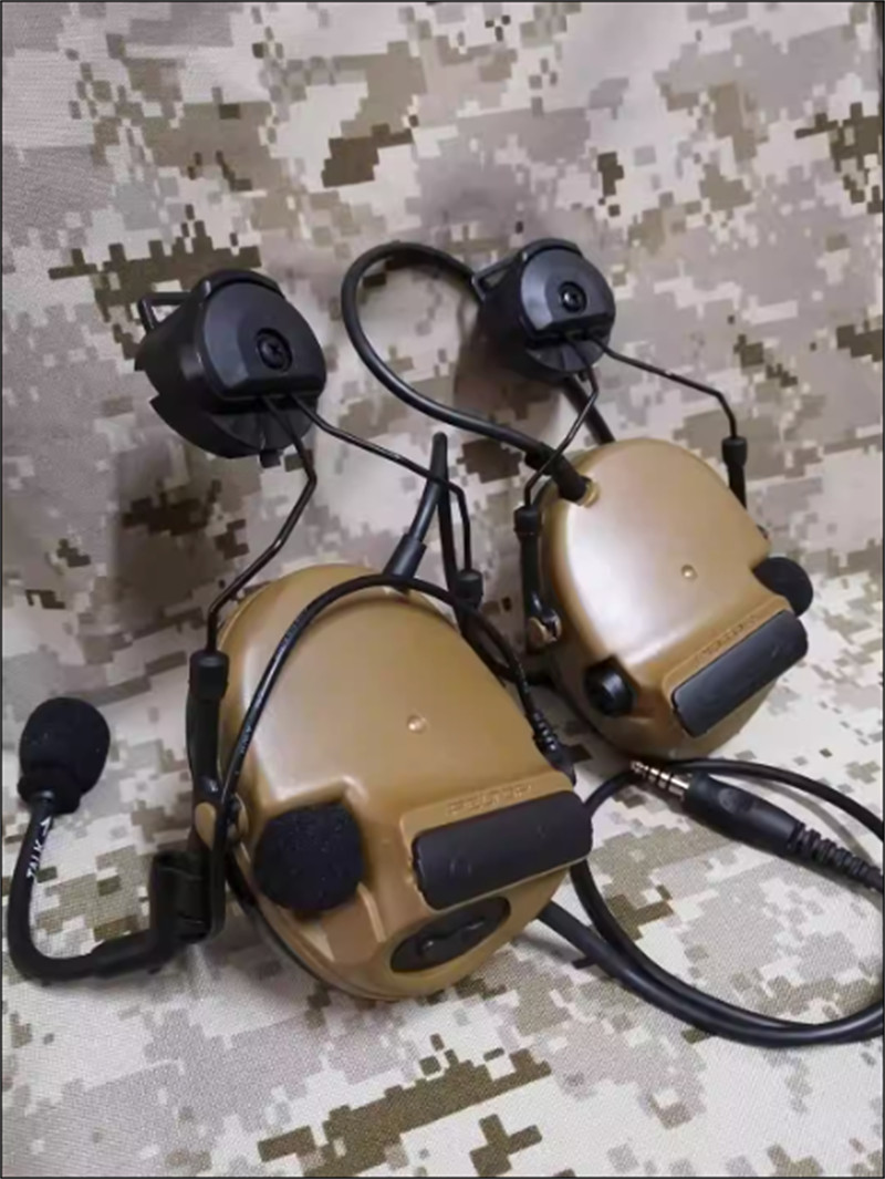 Comtac-III C3 Tactical Helmet Headphones Pickup Noise Reduction Army Earphone