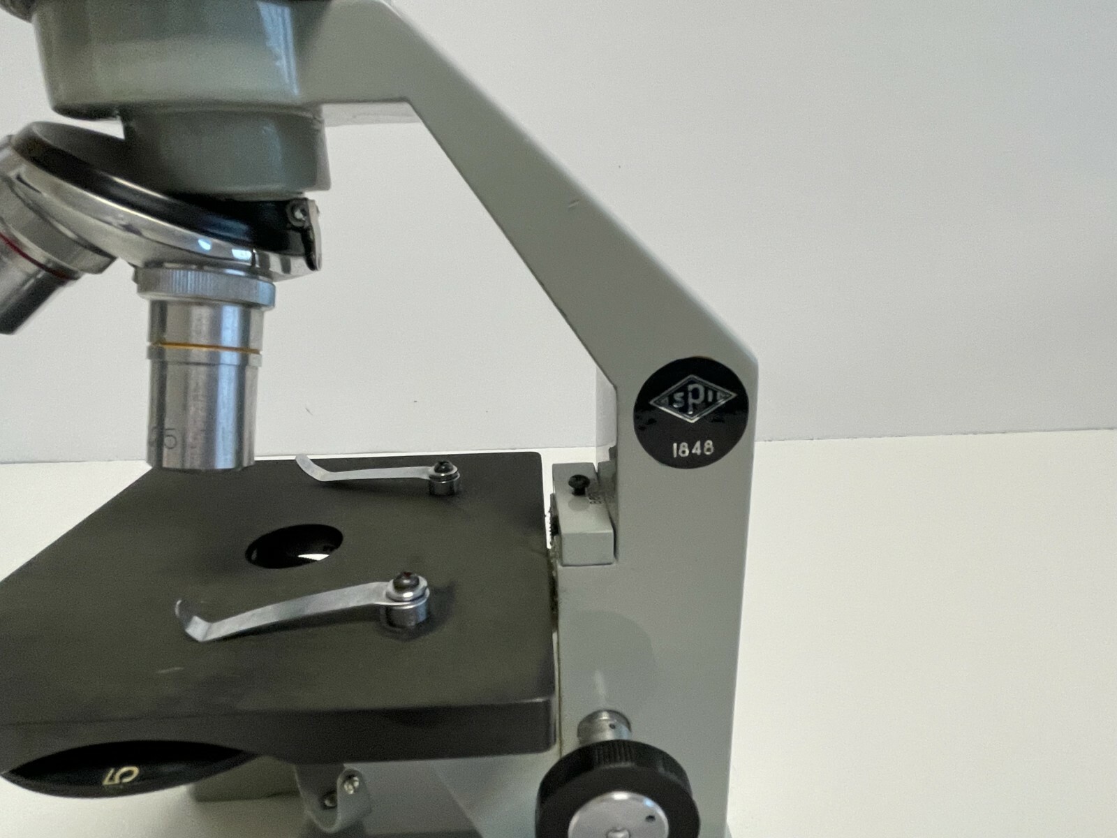 Vintage SPI 1848 Microscope w/ Eyepiece and Objectives