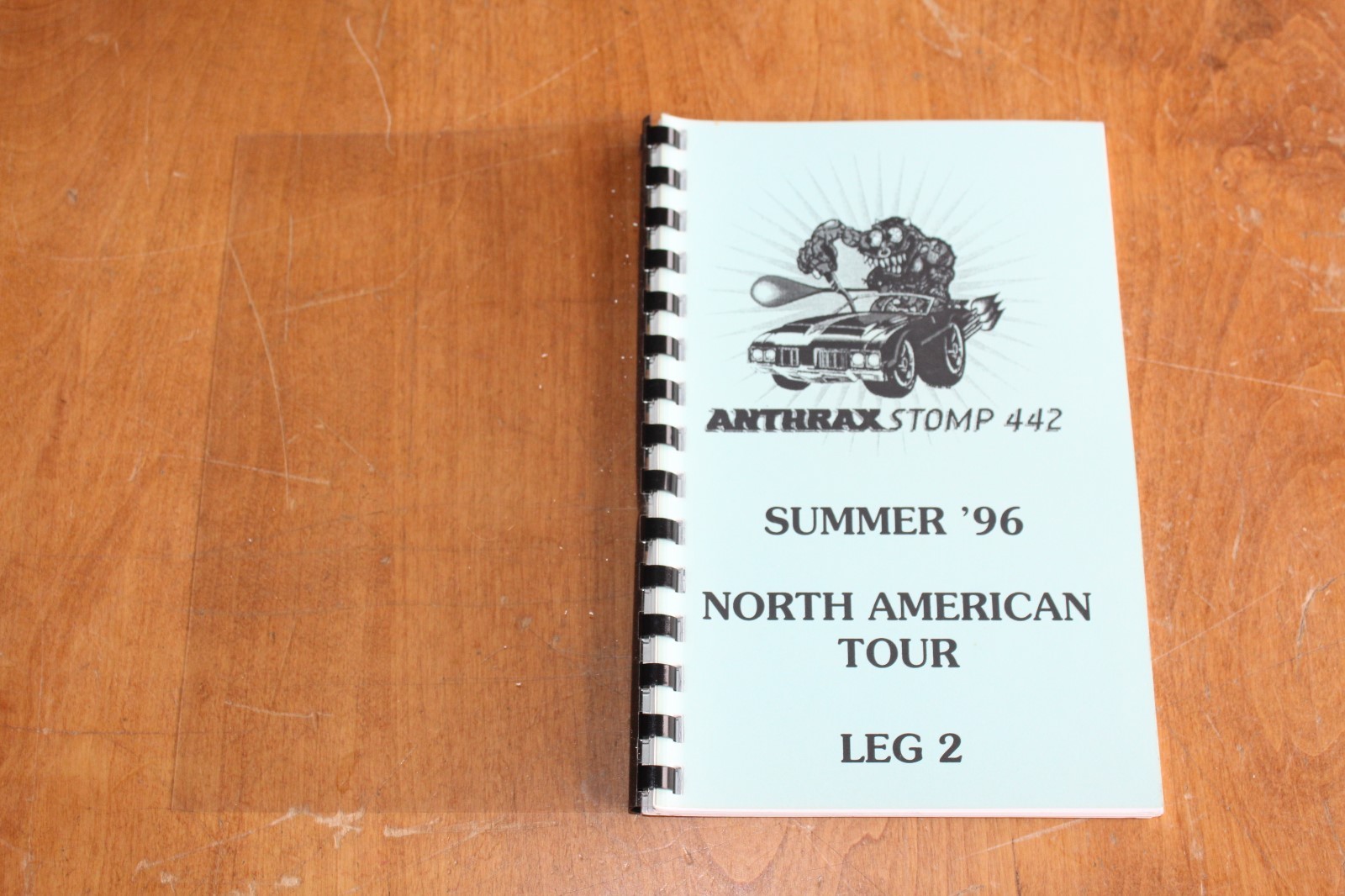 Anthrax - TOUR ITINERARY / North America Leg 2 Summer 1996