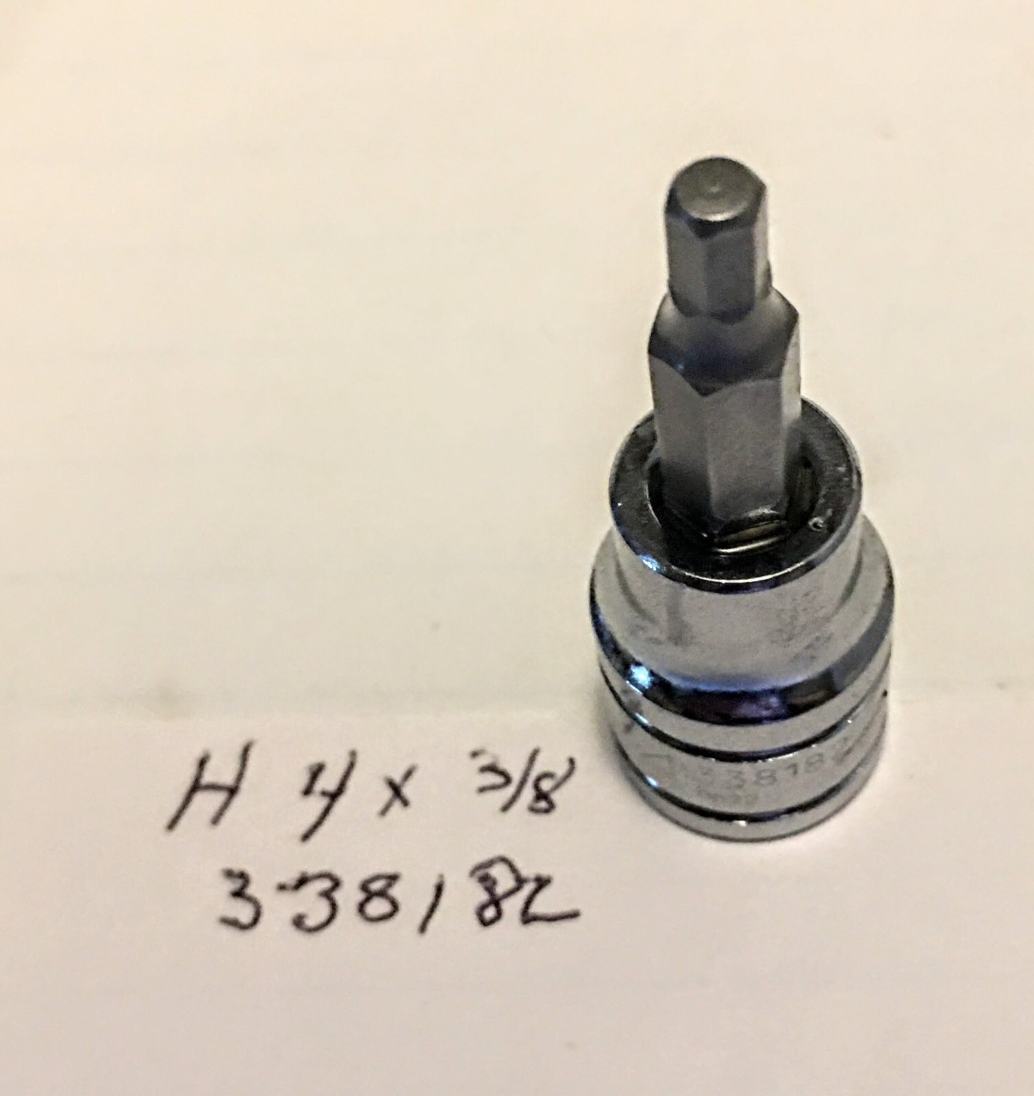 Kobalt H 4mm x 3/8" Dr Hex Bit Socket 338182  Free Shipping
