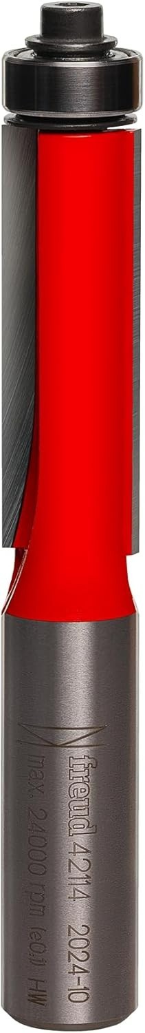 42-114 1/2" High-Speed Steel Bearing Flush Trim Bit - Precision Router Bit