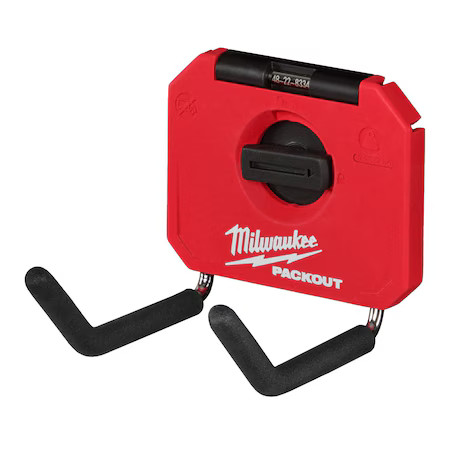 Milwaukee Tool 48-22-8334 4 In. Straight Hook For Packout Wall-Mounted Storage