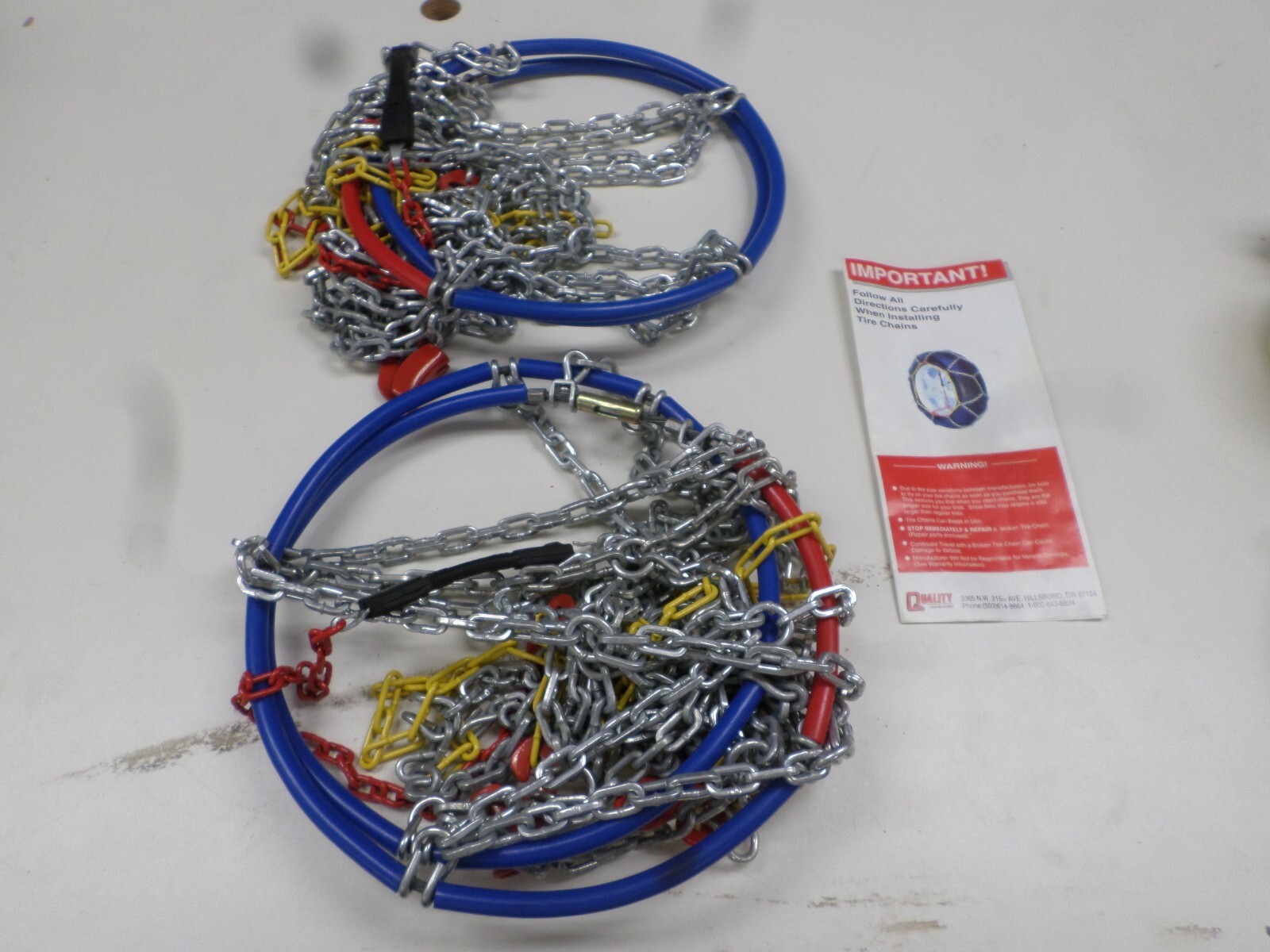Quality Diamond Back Tire Snow Chains 1550E