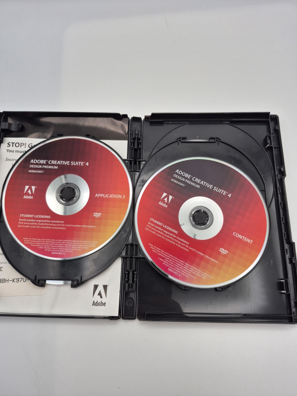 Adobe Creative Suite 4 Design Premium Windows Student Version READ