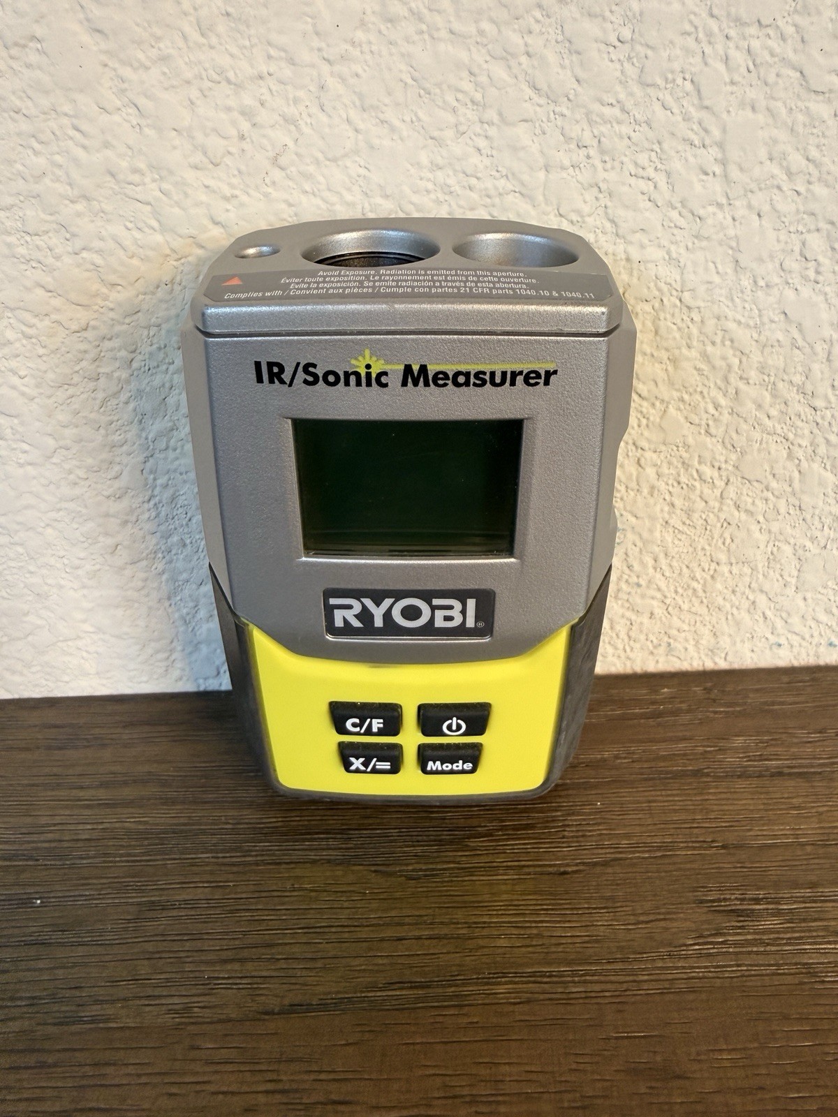 Ryobi E491R01 3 In 1 Tool, Infared Thermometer, Sonic Distance Measurer, Lazer P