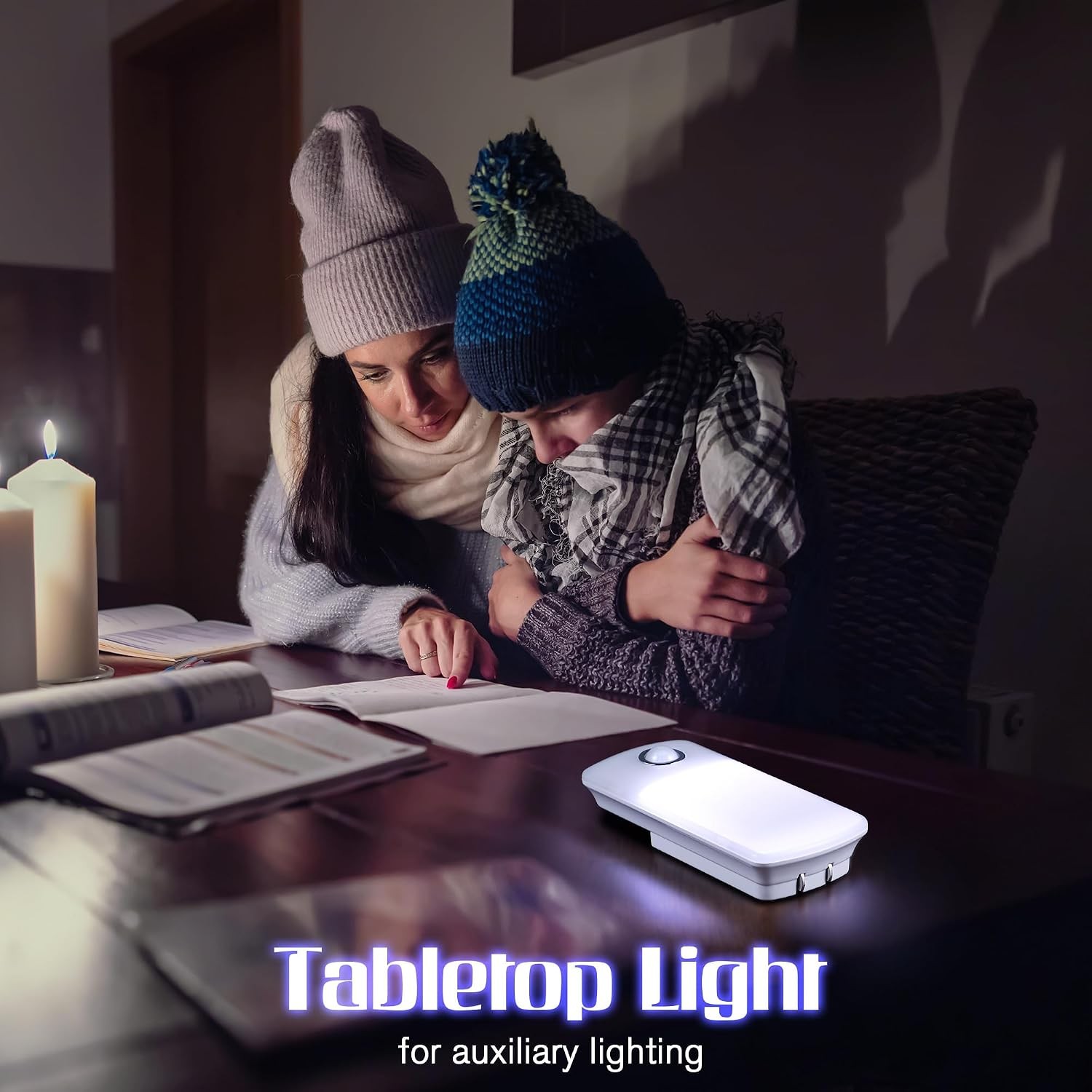 5-in-1 Rechargeable LED Night Lights with Motion Sensor - 3 Pack