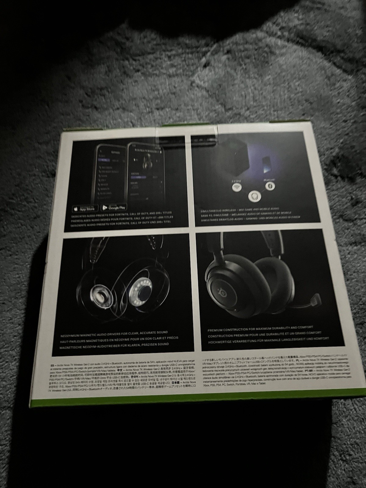 SteelSeries Arctis Nova 7X Wireless Gen 2 Bluetooth Headset Xbox Black