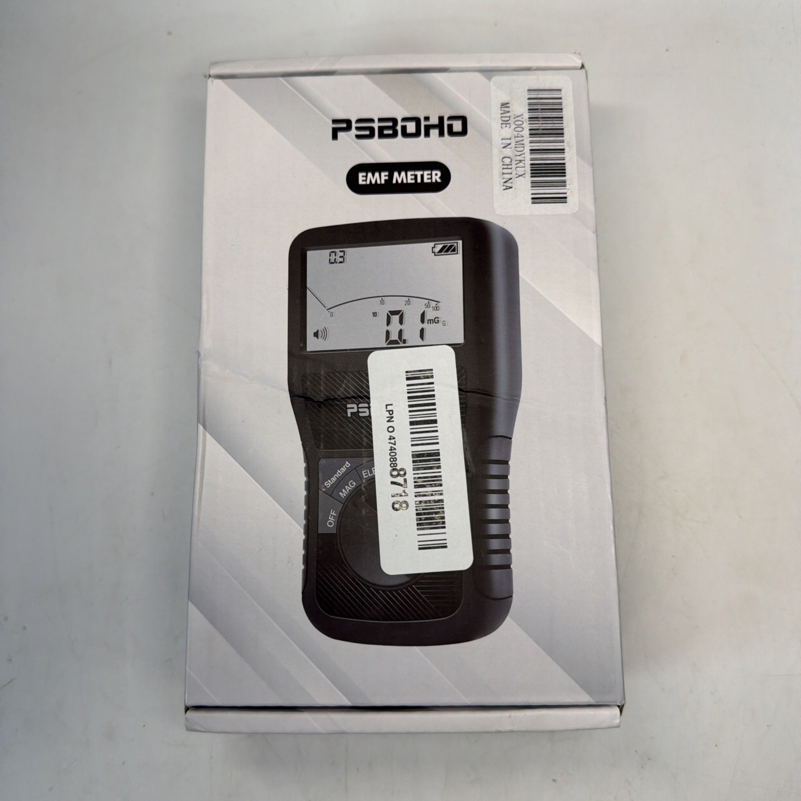 PSB0H0 EMF Meter BH1 Detector Ghost Hunting 3 in 1 3-in-1