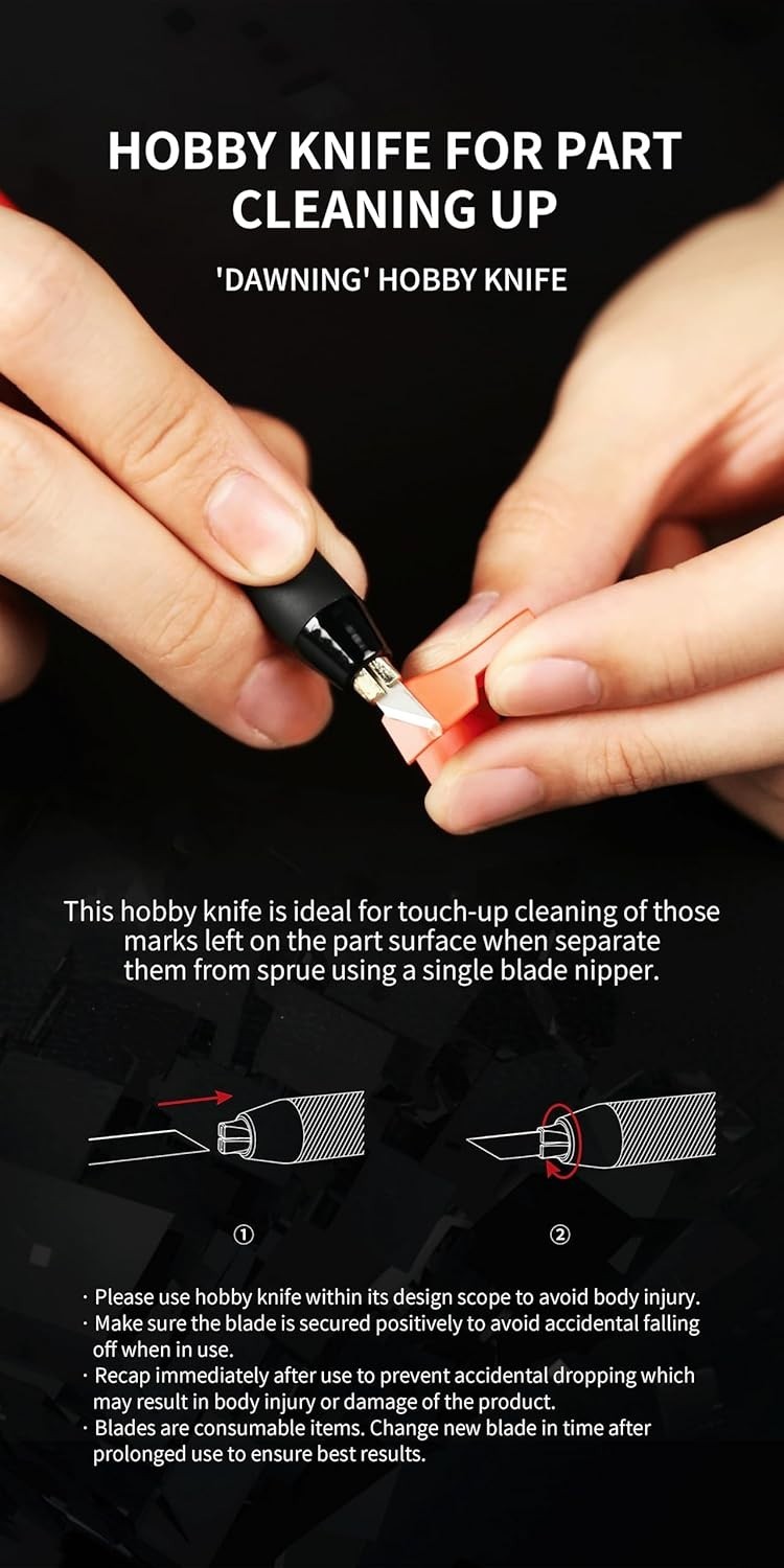 Precision Tool Combo for Crafting: Complete Set for Model Building Enthusiasts