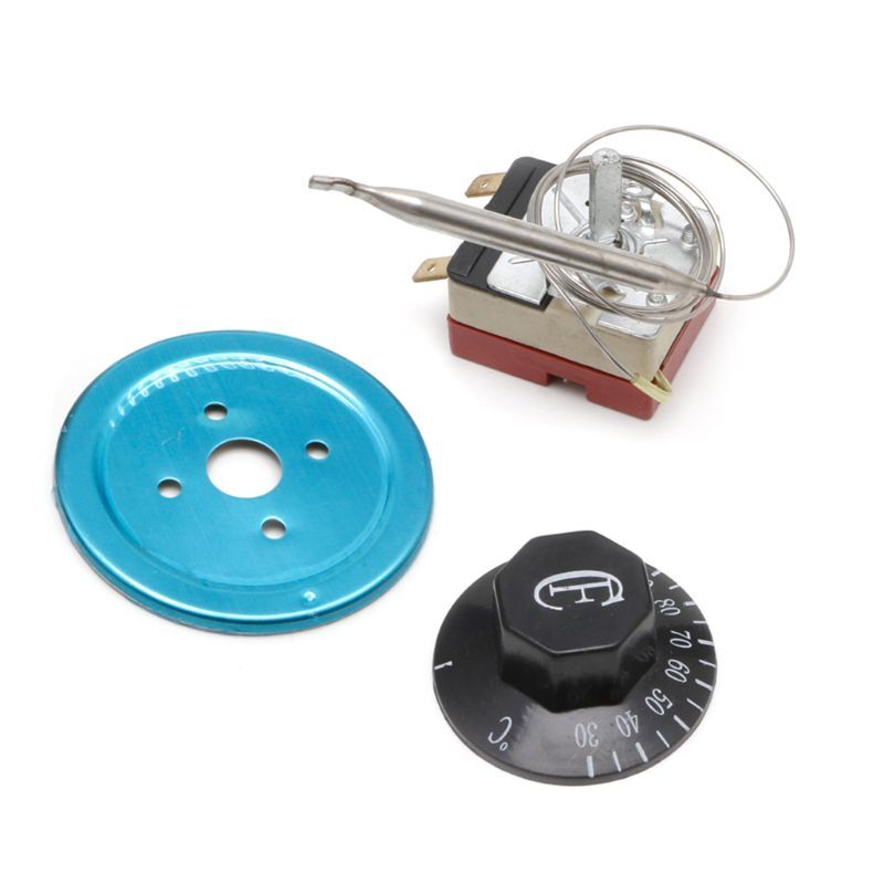 250V 16A Temperature Controller 30-110 Thermostat Knob Capillary