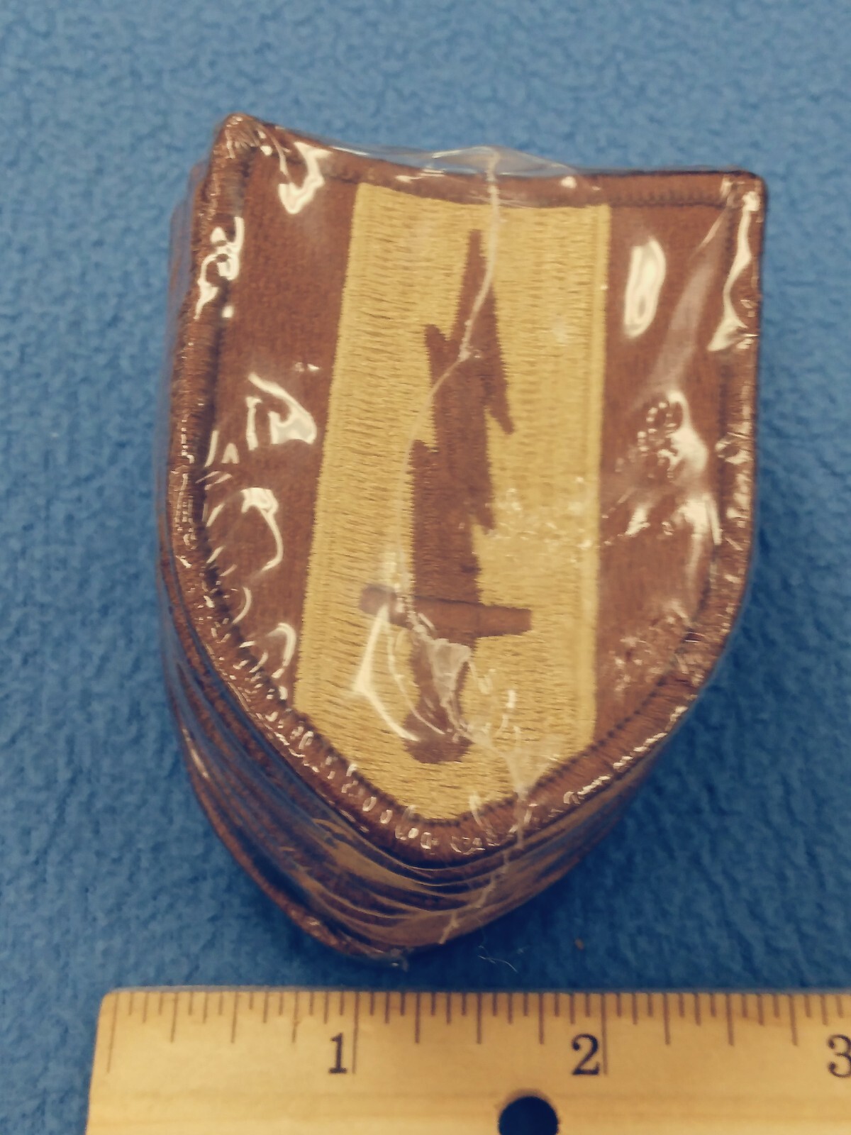 BUNDLE OF 20 - DESERT U.S. ARMY 1st SIGNAL BRIGADE PATCHES - NEW SEALED