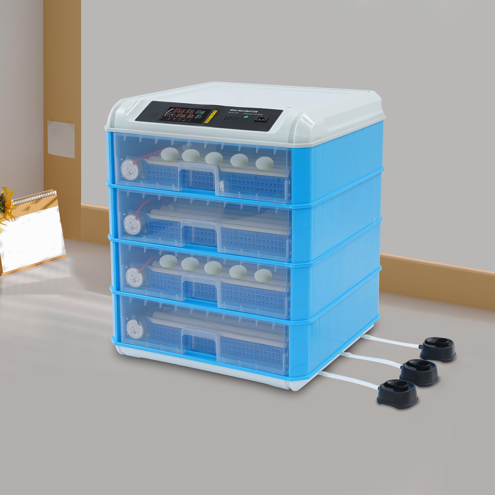 Egg Incubator Large Hatcher Machine with Automatic Eggs Turning for Chicken Duck