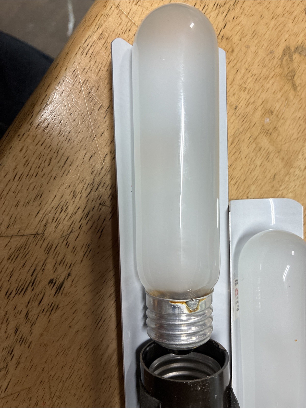 Vintage Cabinet 40w Max Double Light TESTED WORKS 9" Model E