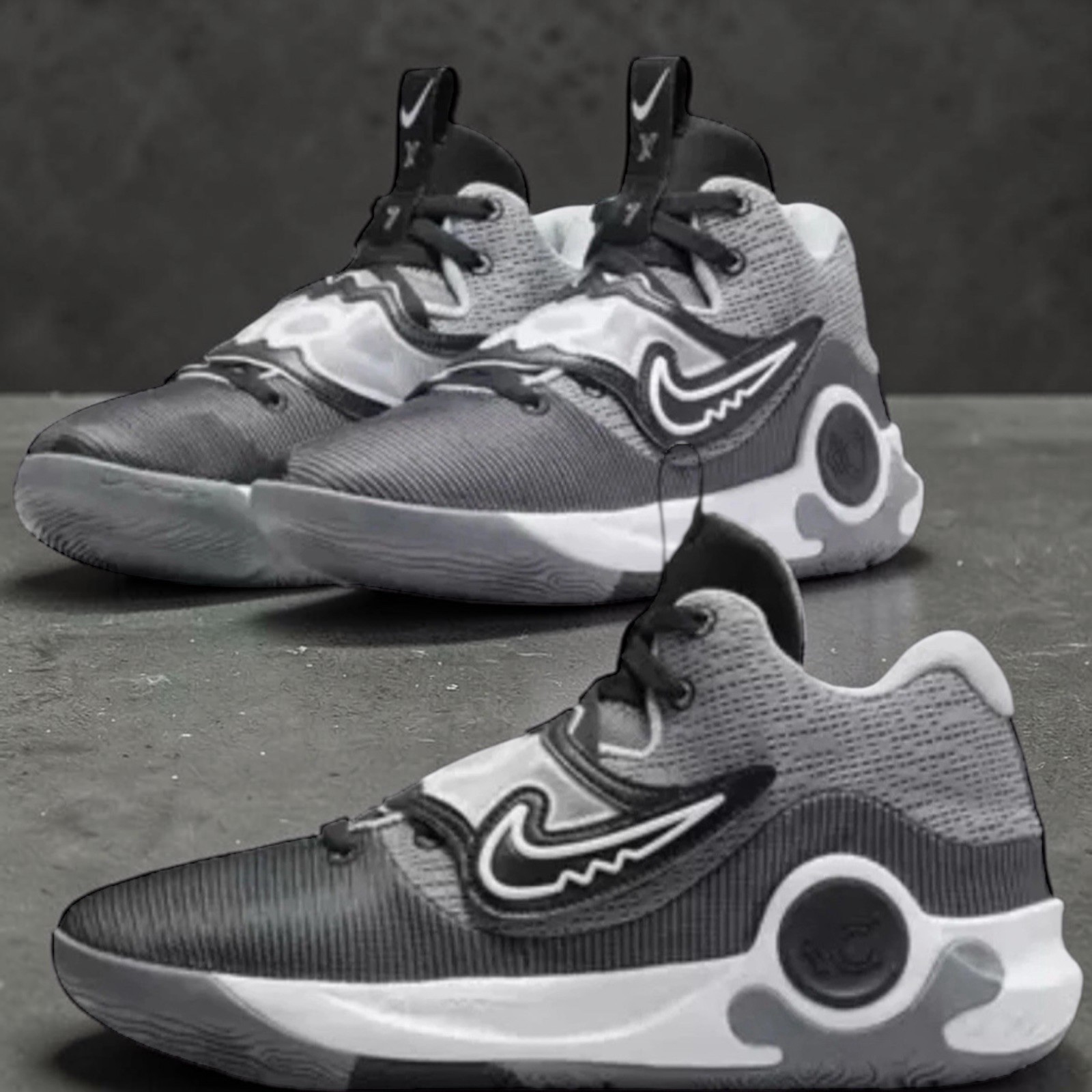 NEW Men Nike KD Trey 5 X Basketball Shoes Sneakers Wolf Grey Sizes 10/ 10.5/ 12