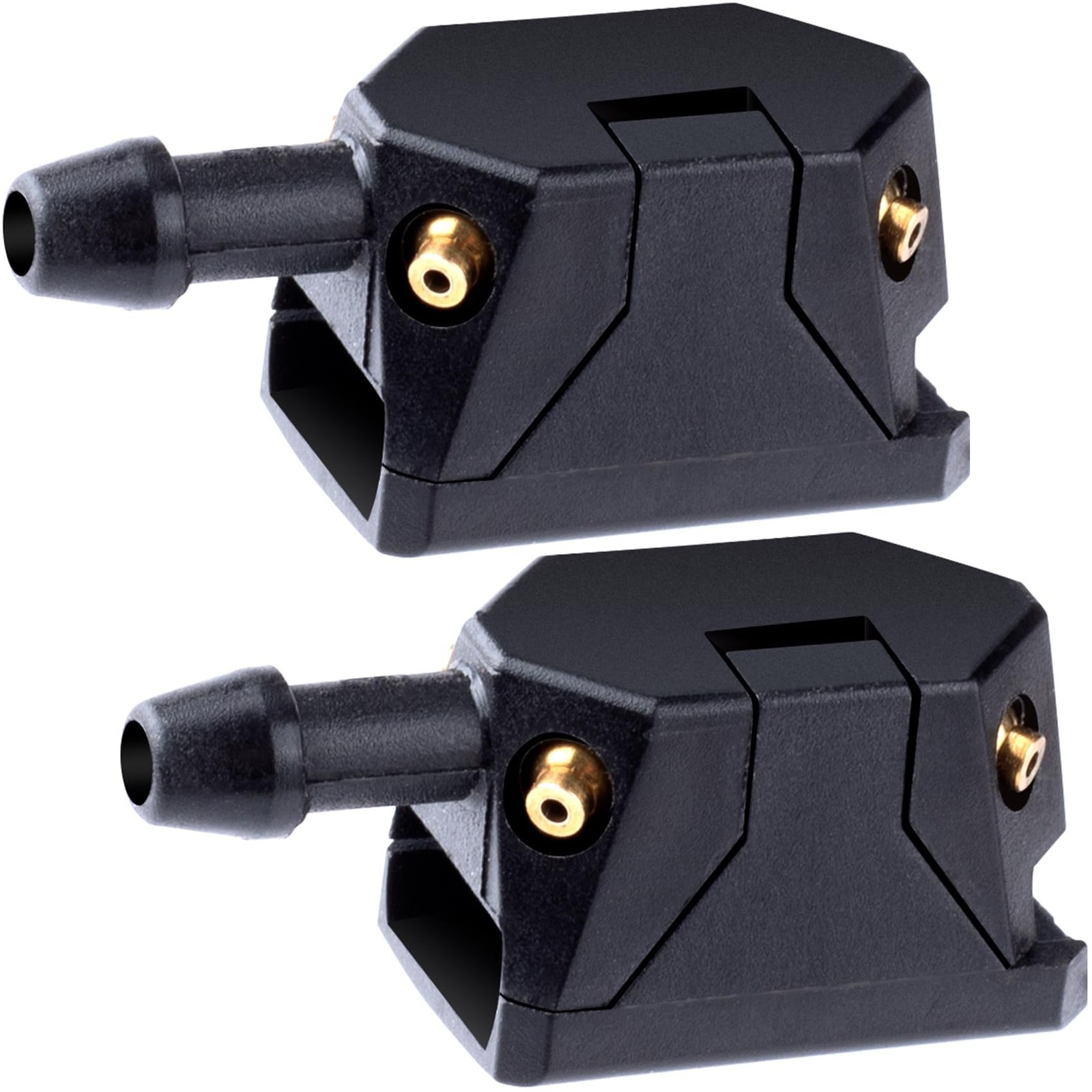 2pcs Adjustable Windshield Washer Nozzles, 3-Way Universal Aimable Car Front ...