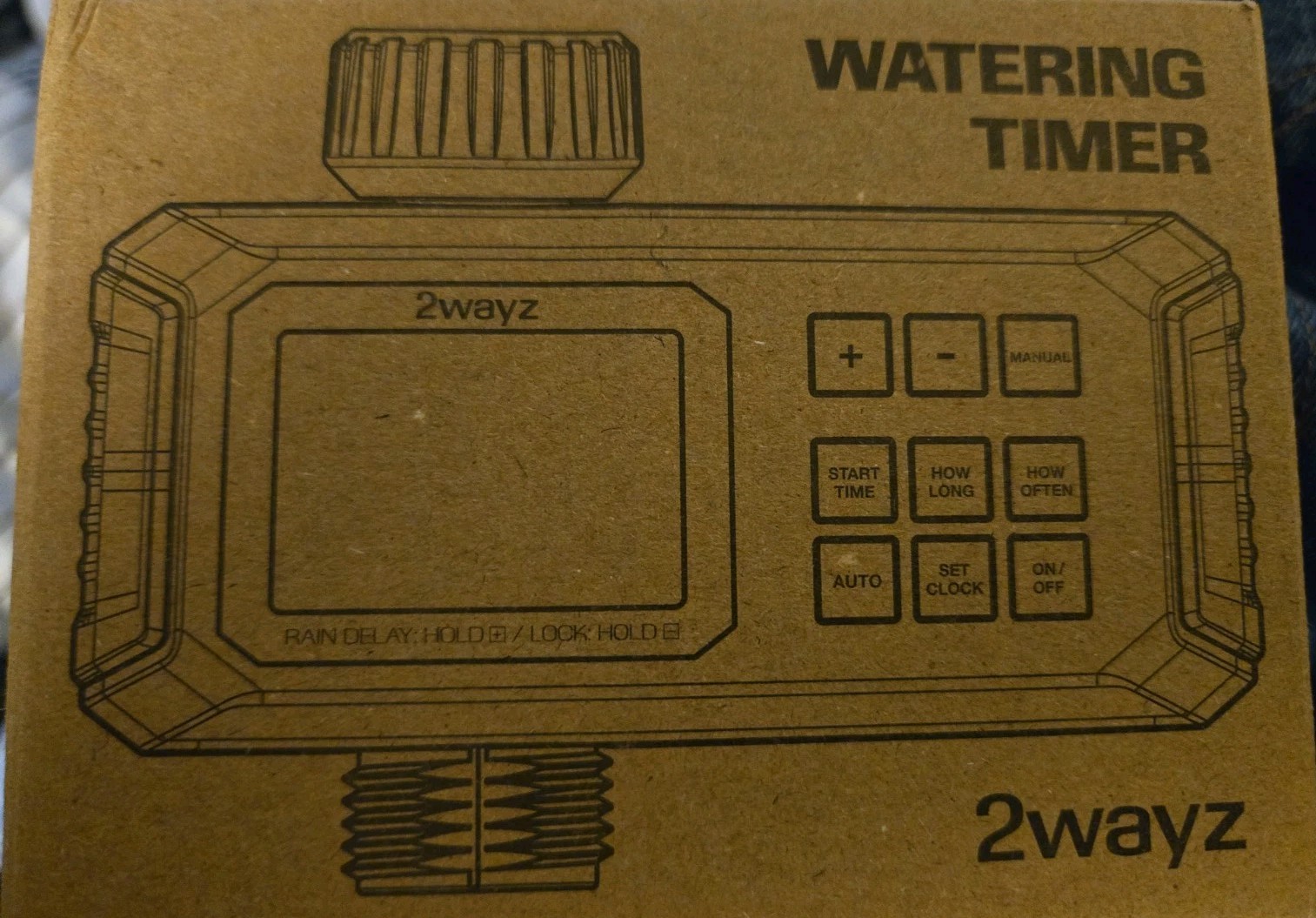 Water Timer for Garden Hose with Rain Delay Options - New