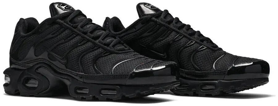 Nike Air Max Plus TN Triple Black Men's Sneakers Cushion Shoes US7-13