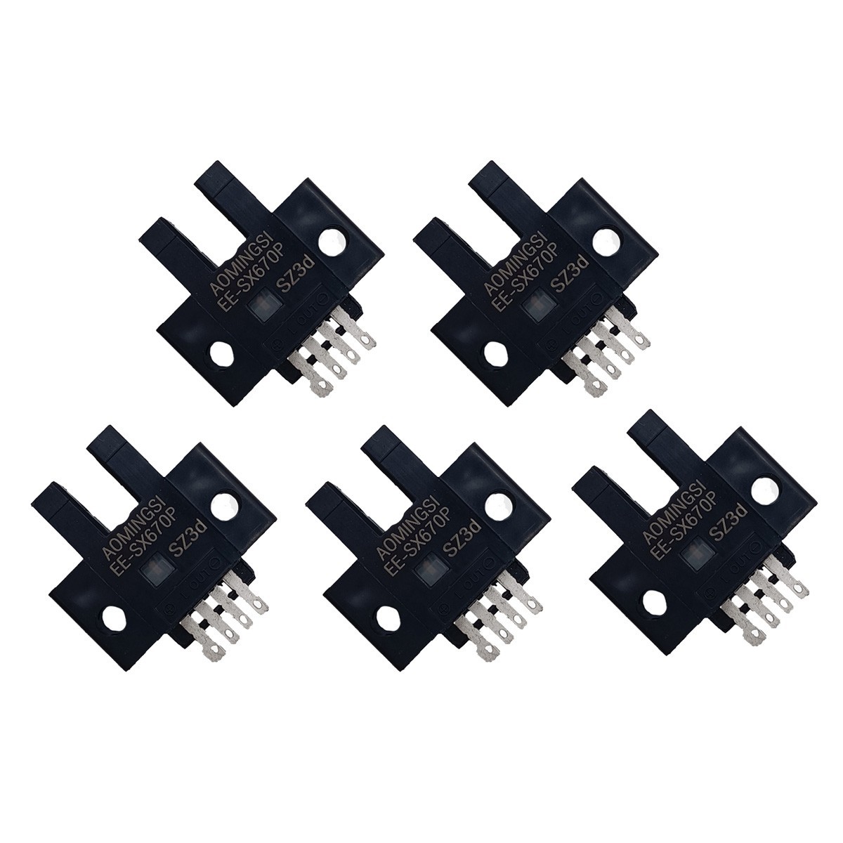 5 pcs EE-SX670P EESX670P Micro Photoelectric Sensor Replacement for Omron