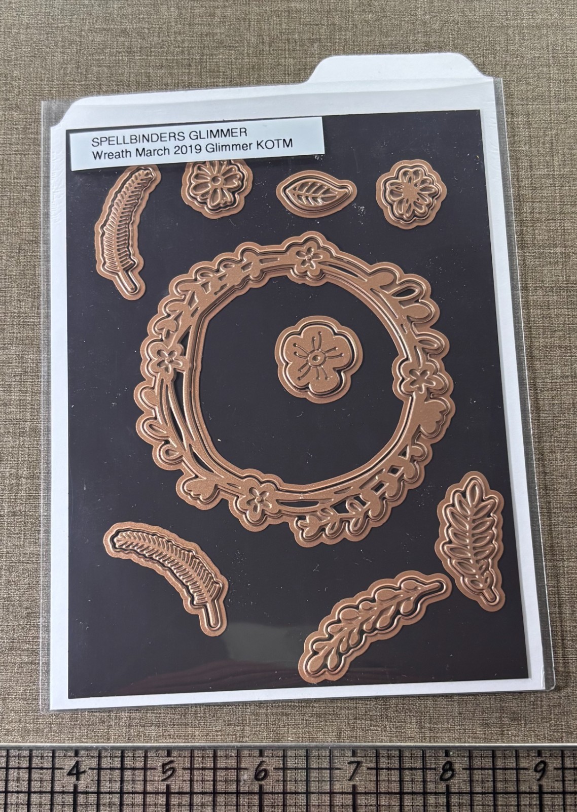 Spellbinders Wreath March 2019 Glimmer Hot Foil Plates