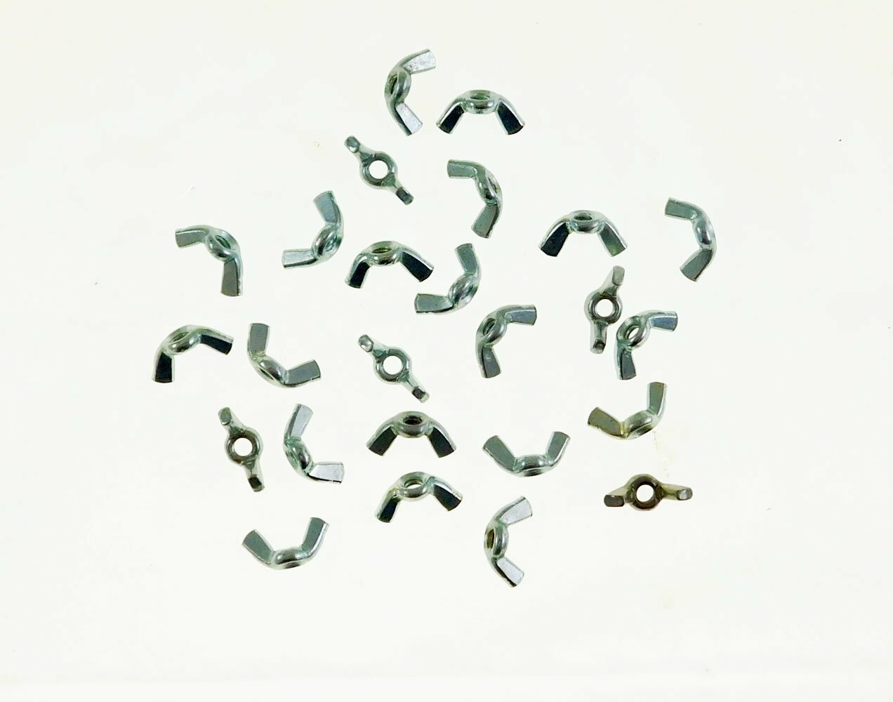 25 Pack 10-32 Zinc Plated Forged Steel Wing Nuts  NT193-4422