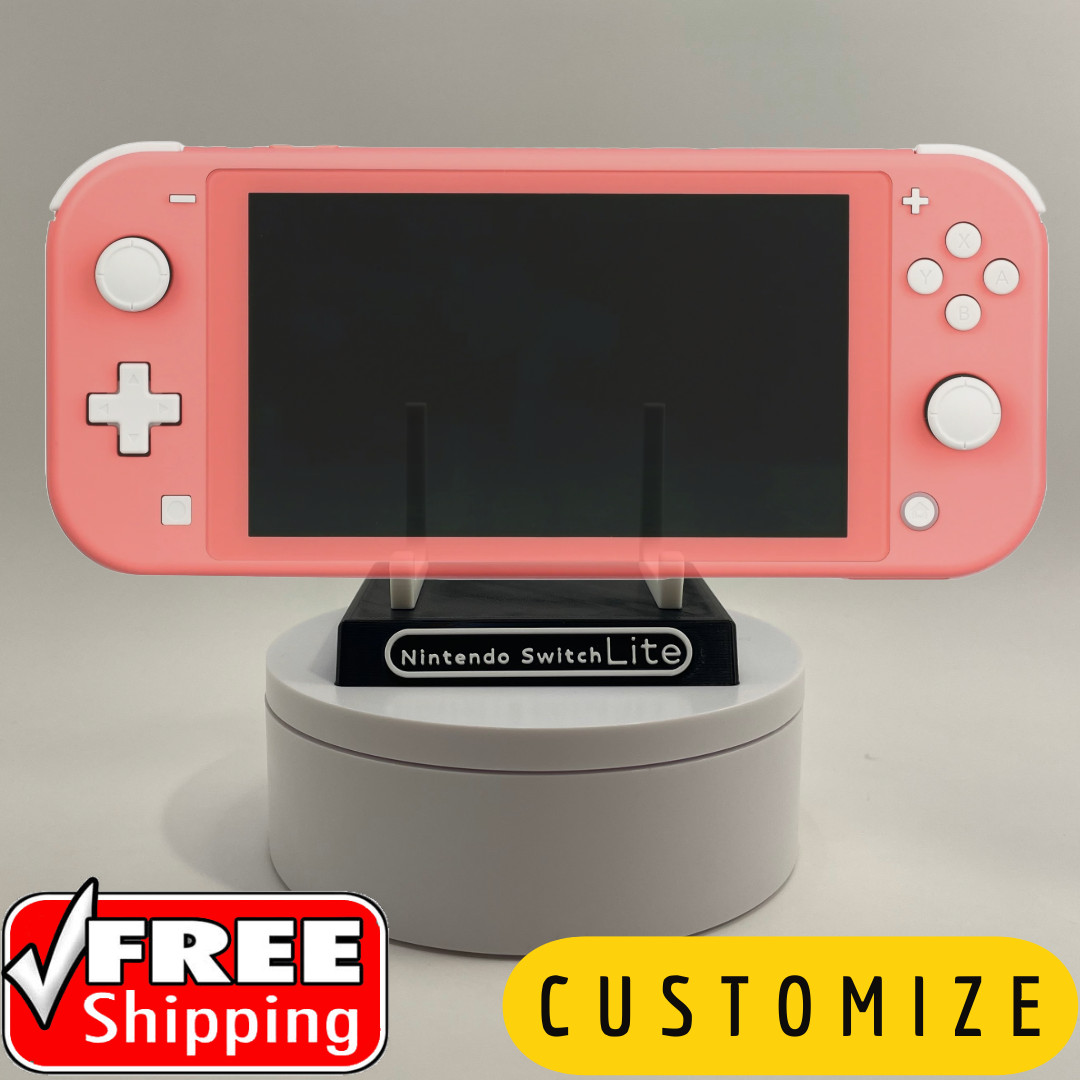 Nintendo Switch Lite Display/Stand/Holder - DISPLAY ONLY (Customize Colors)