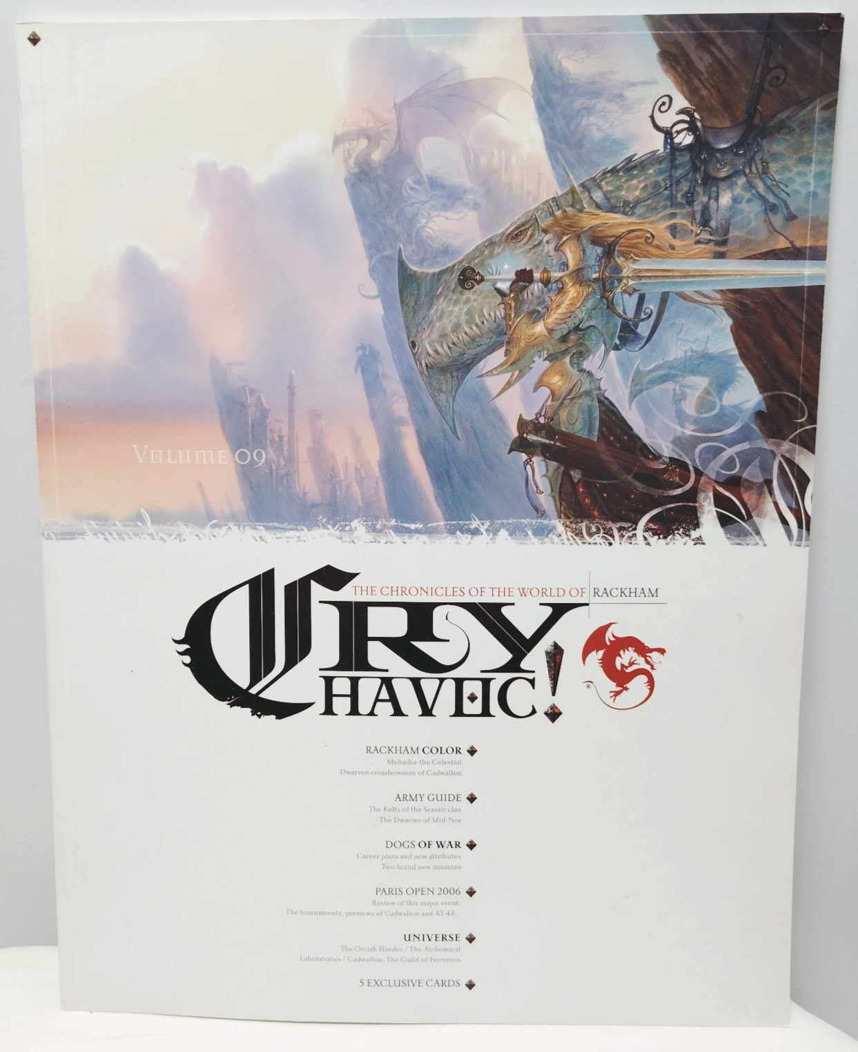 Cry Havoc Vol 9 Army Guide RPG Chronicle Rackham Confrontation AT-43 OOP Cards