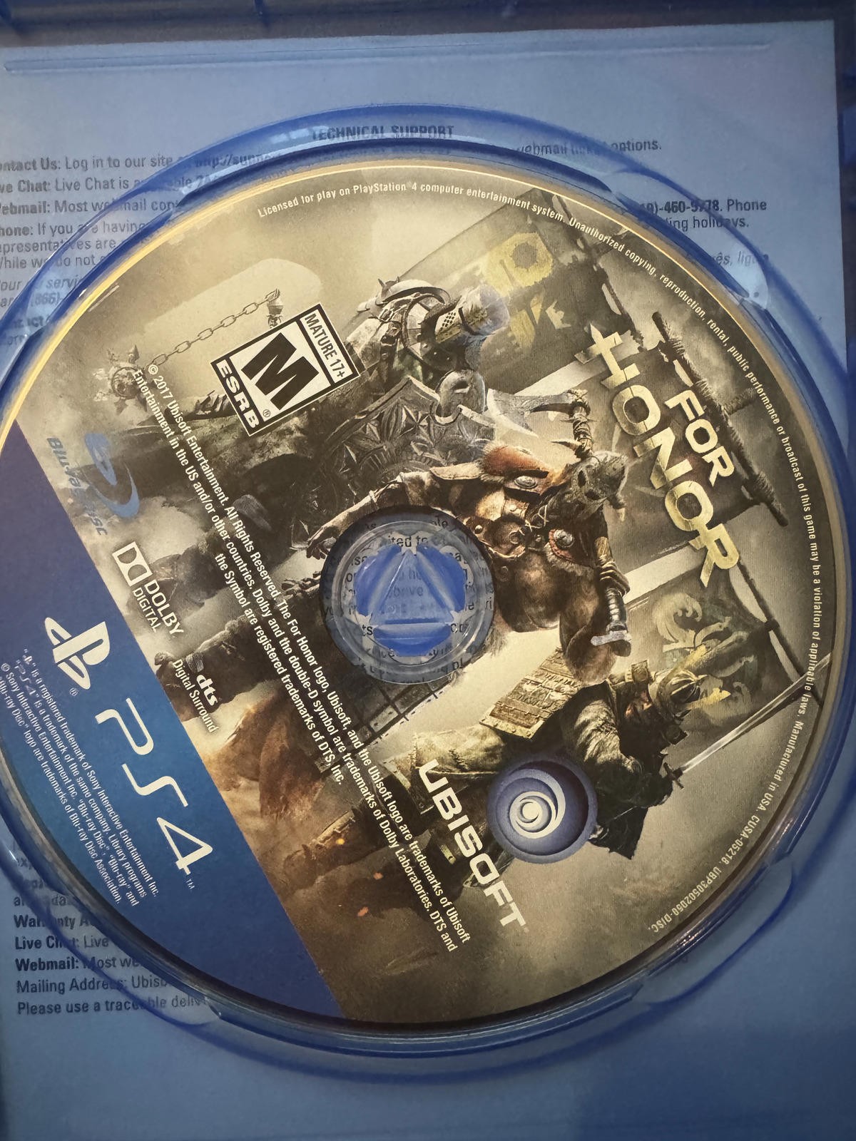 For Honor PS4 Video Game