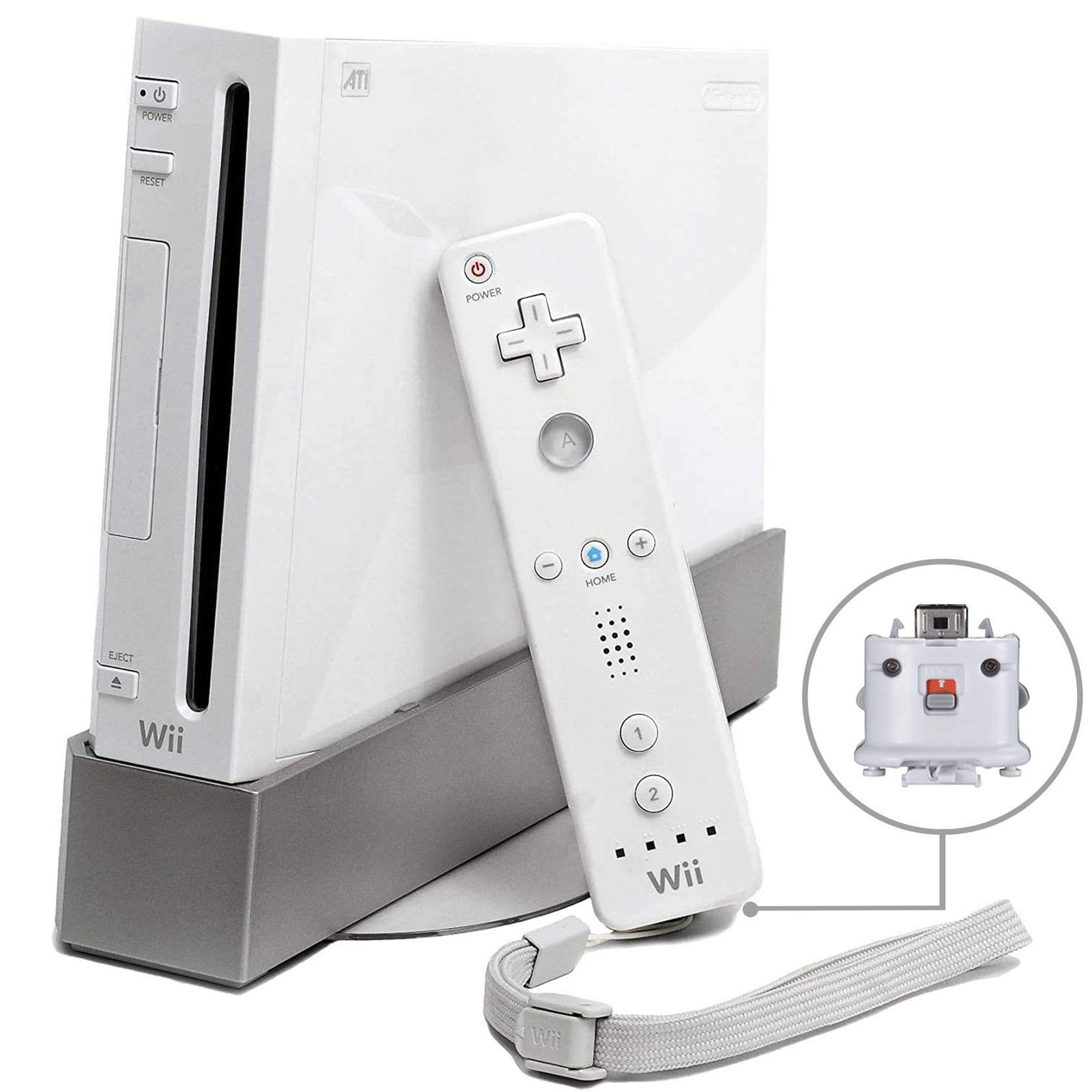 NC Motion Plus Adapter Wii White 2pc
