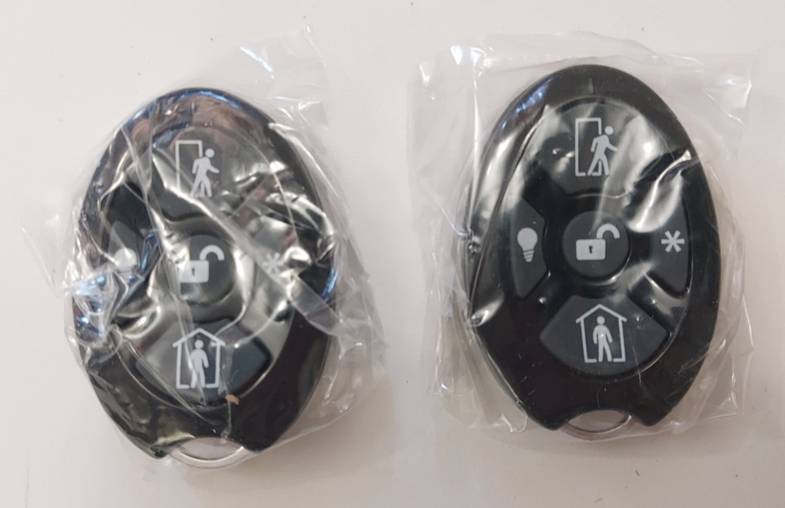 ALULA RE100-5 5 Button Key Fob Remote Qolsys 319Mhz GE / Interlogix Compatible