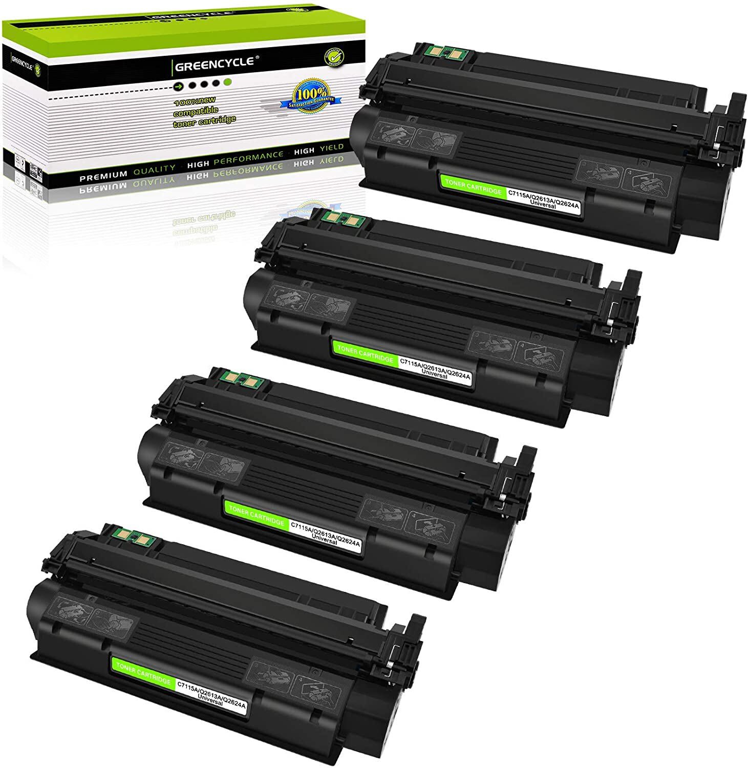 GREENCYCLE Q2613A 13A BK Toner Cartridge Fit for HP Laserjet 1300n 1300tx 1300xi