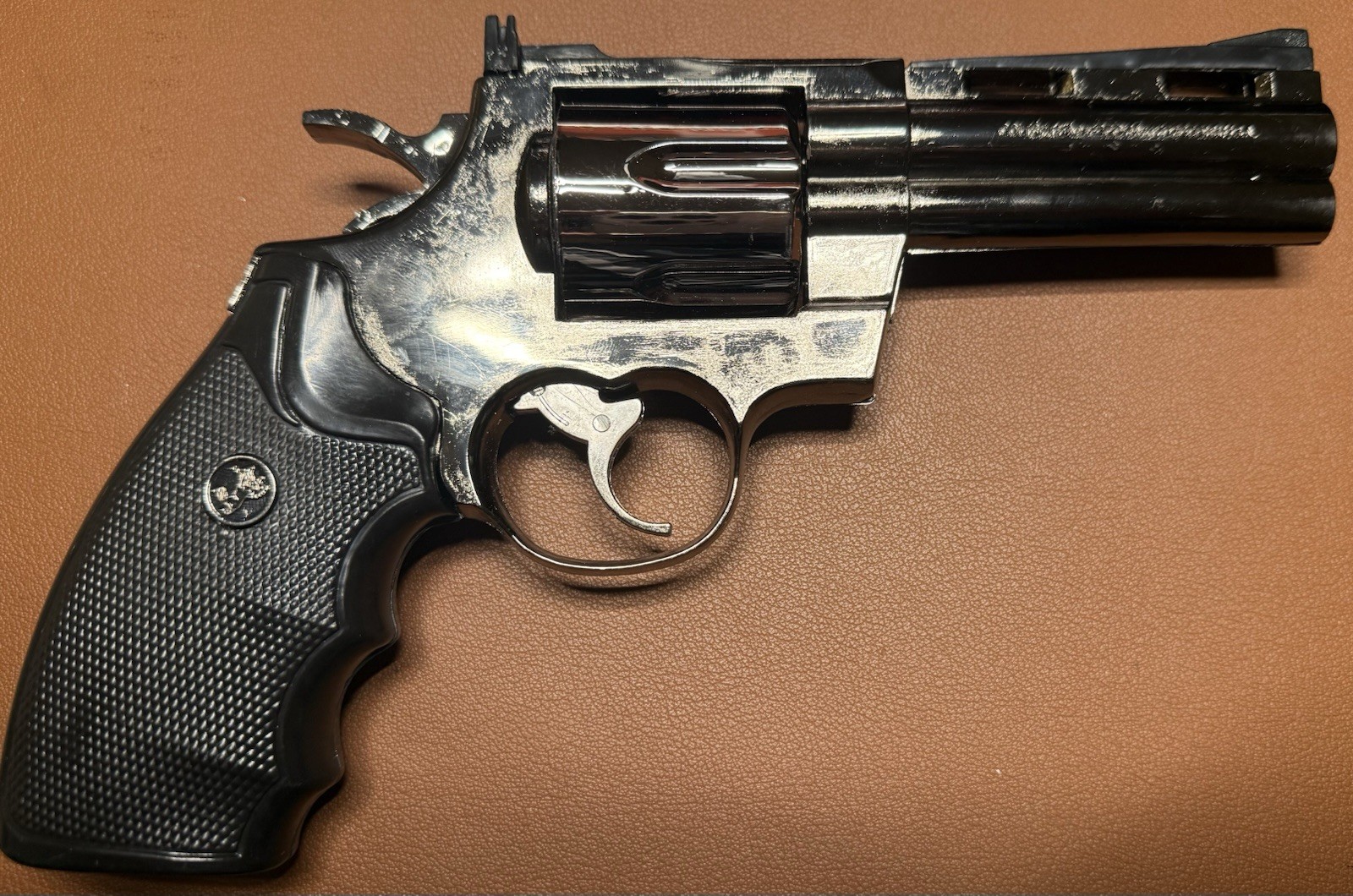 Colt Python 357 Gun Pistol Jet Torch Lighter 1:1 Scale Full Metal Quality Rare
