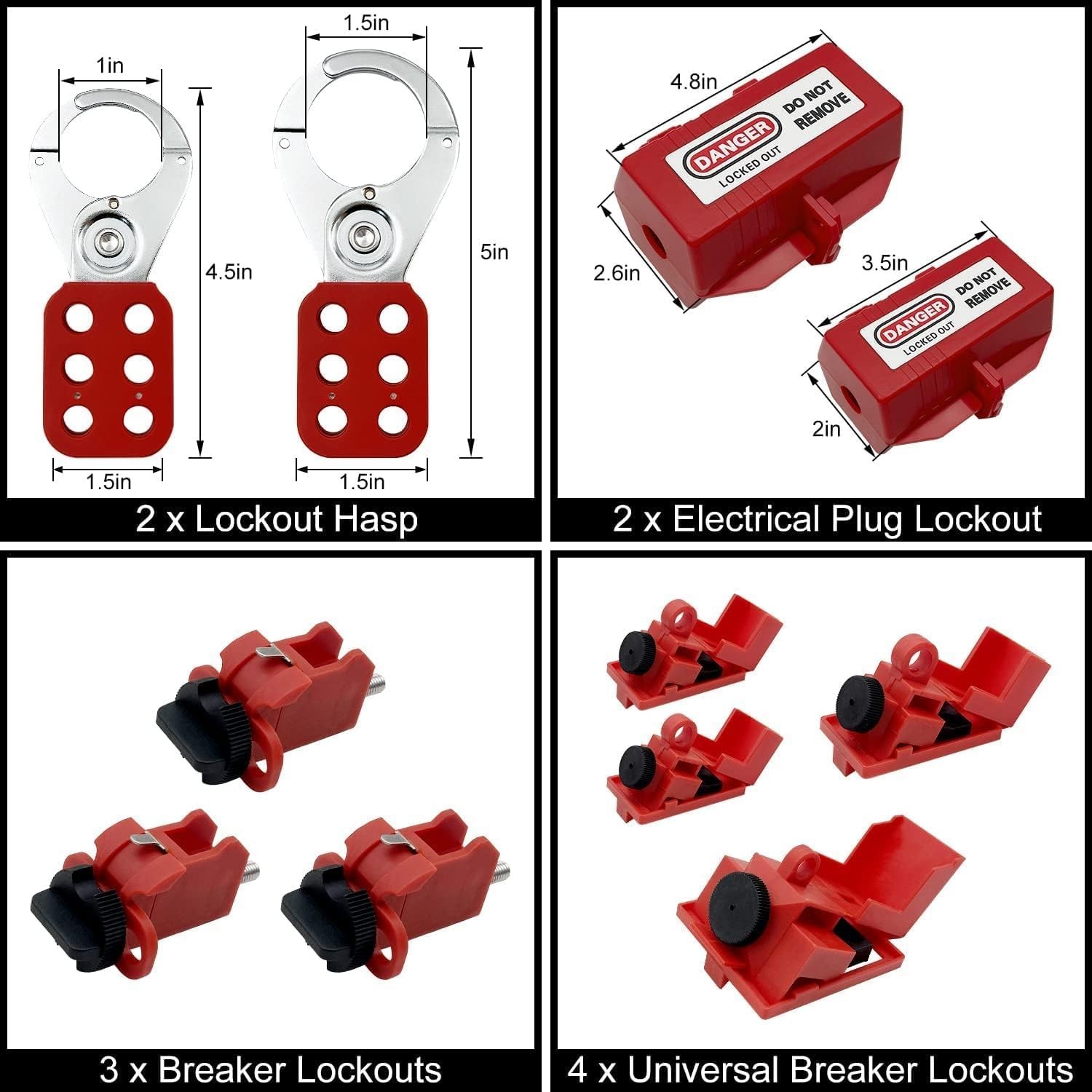 Industrial Lockout Tagout Kit - OSHA-Compliant