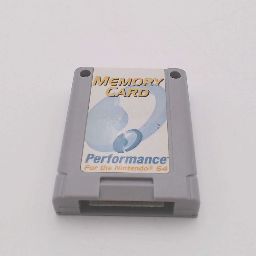 Performance Memory Card - Item Only - Very Good Condition - Tested - N64