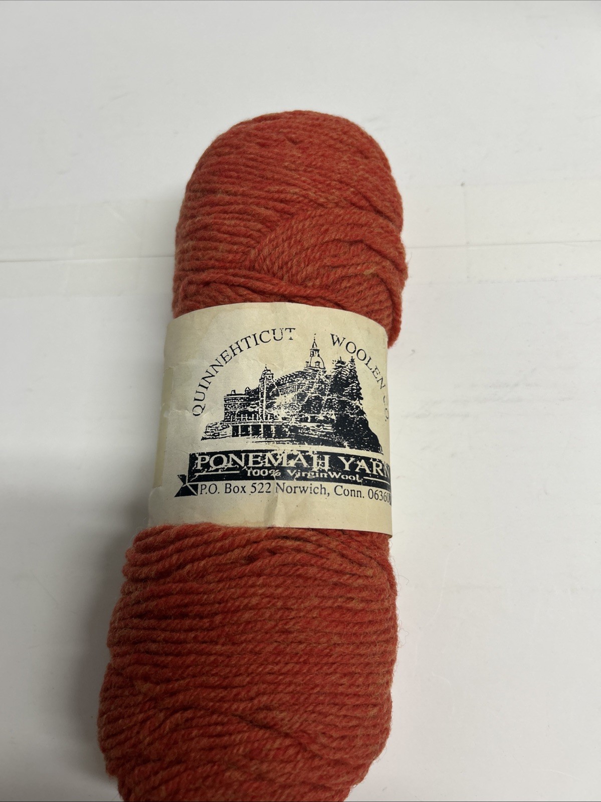 Quinnehticut Woolen Ponemah 100% Virgin Wool Yarn Bittersweet New England Sheep