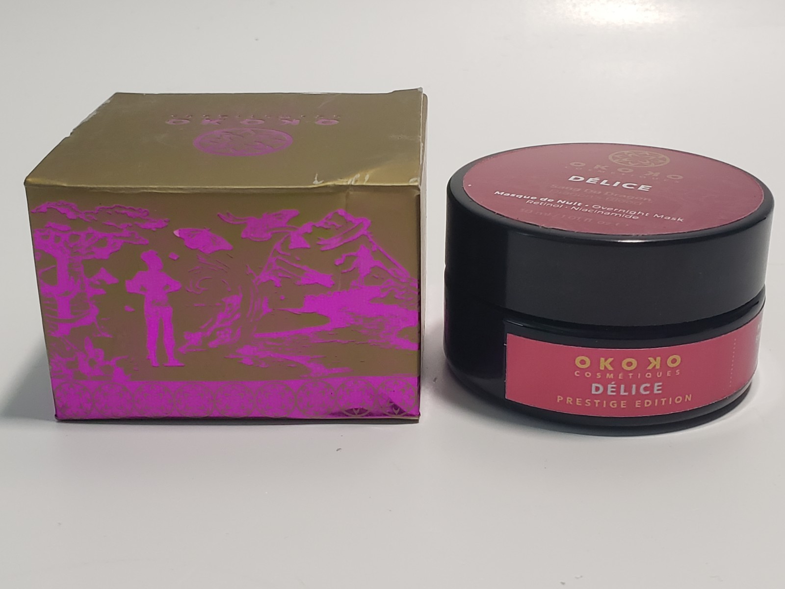 OKOKO Delice Dragon's Blood Overnight Mask Retinol Niacinamide 30ml/1.01 fl oz