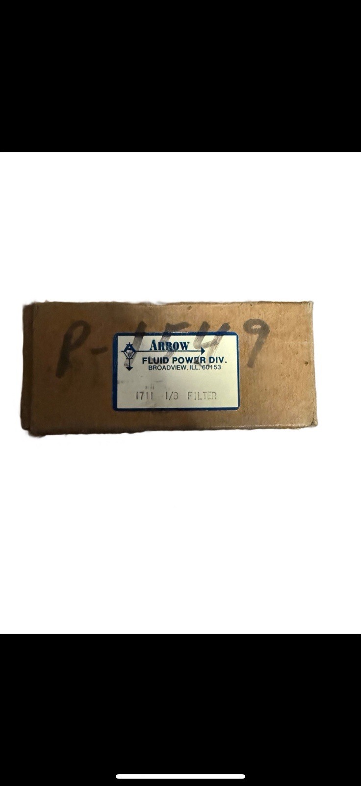 Arrow 1711 1/8 Filter - New Open Box Condition