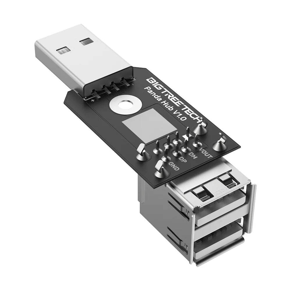 BIQU Panda Hub and Hub Plus Dual USB Adapter Shield the Original USB Port on Bam