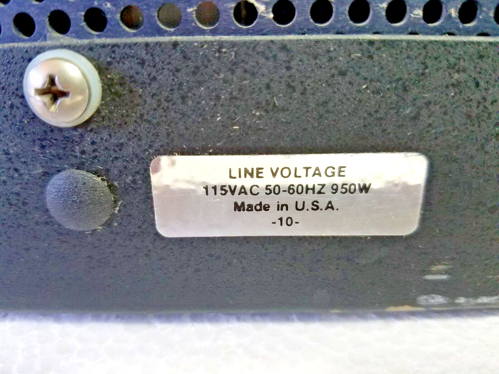 BRL MODEL 500 HIGH CURRENT POWER SUPPLY