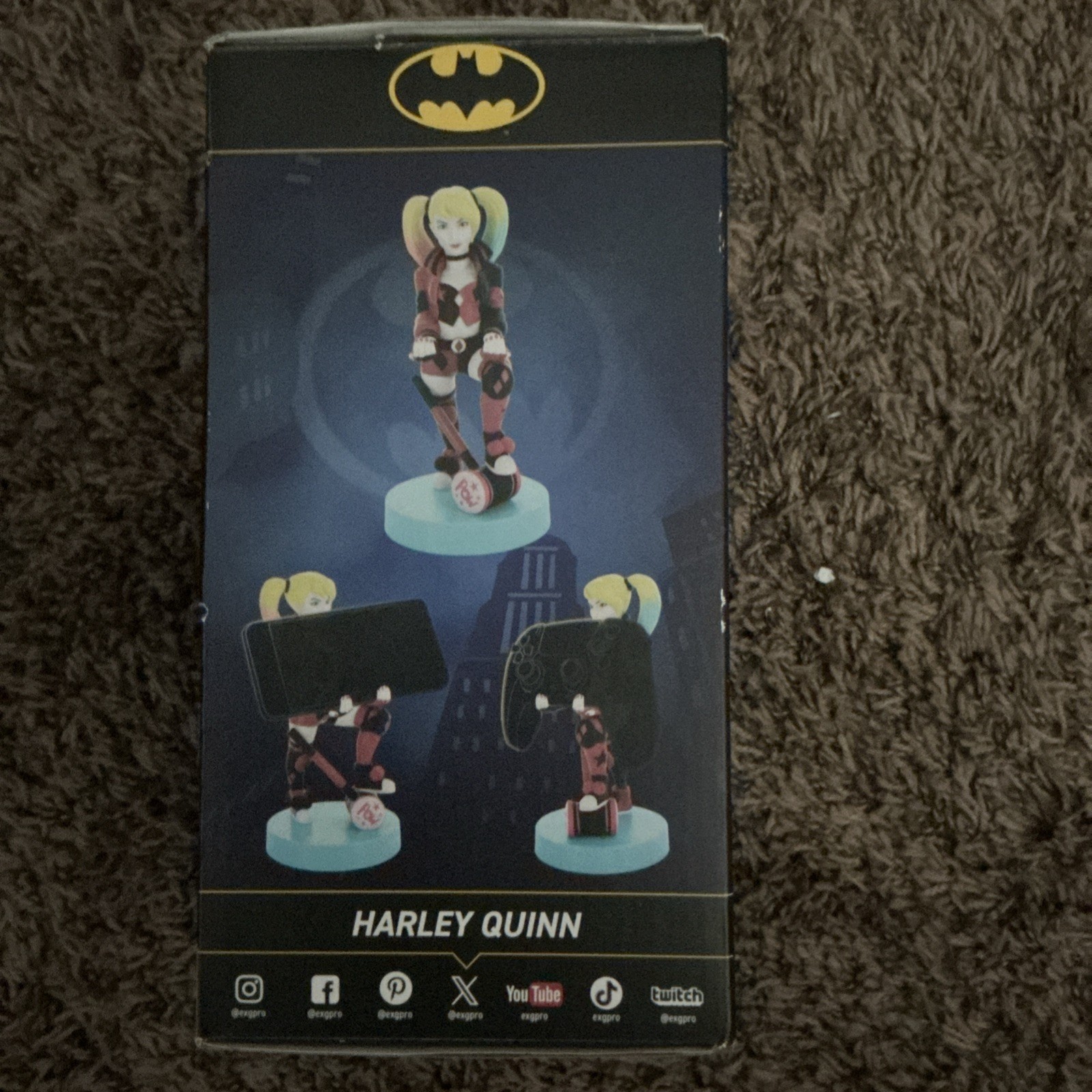 New! Cable Guys Harley Quinn Phone/Controller Holder~ DC Batman