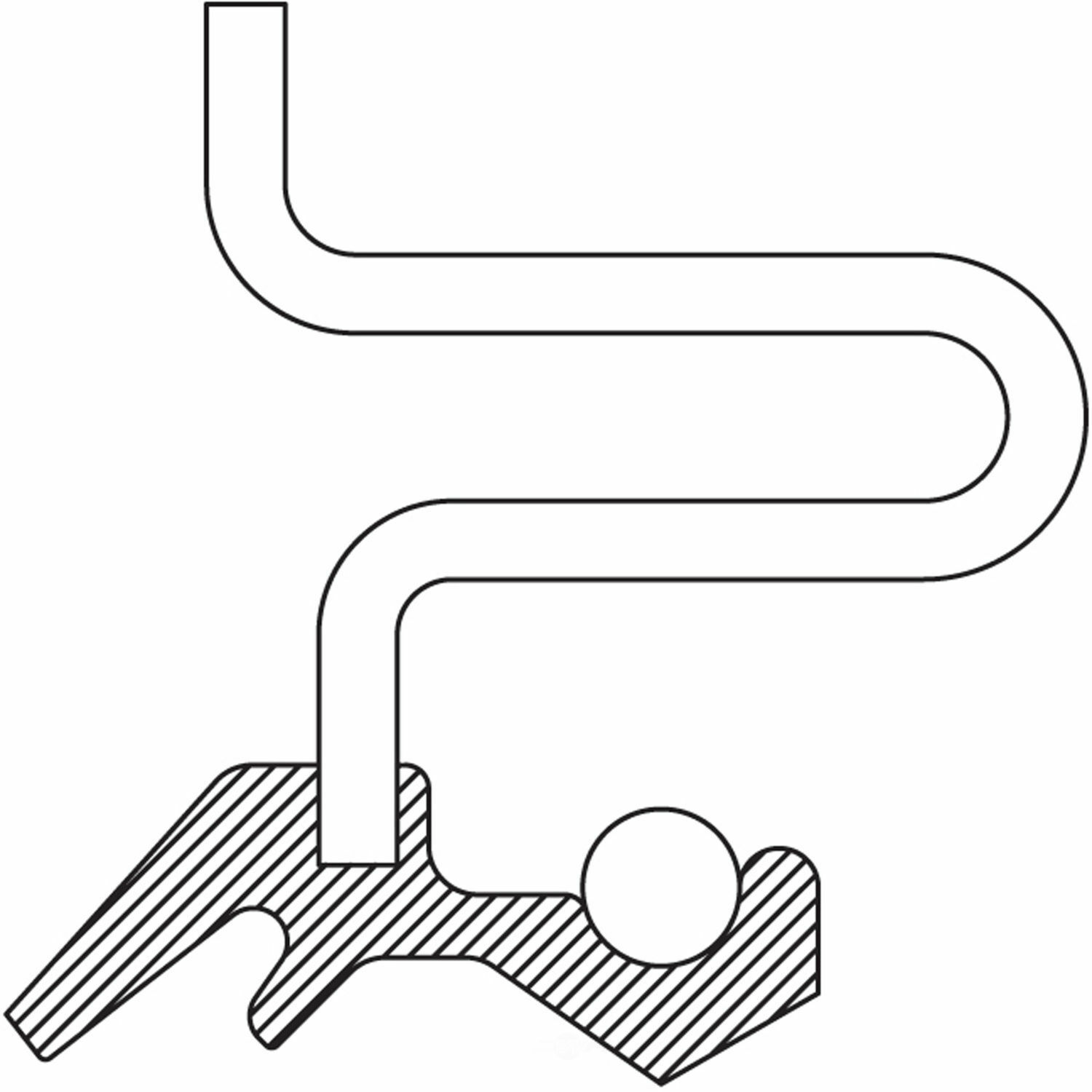Differential Pinion Seal National 3604