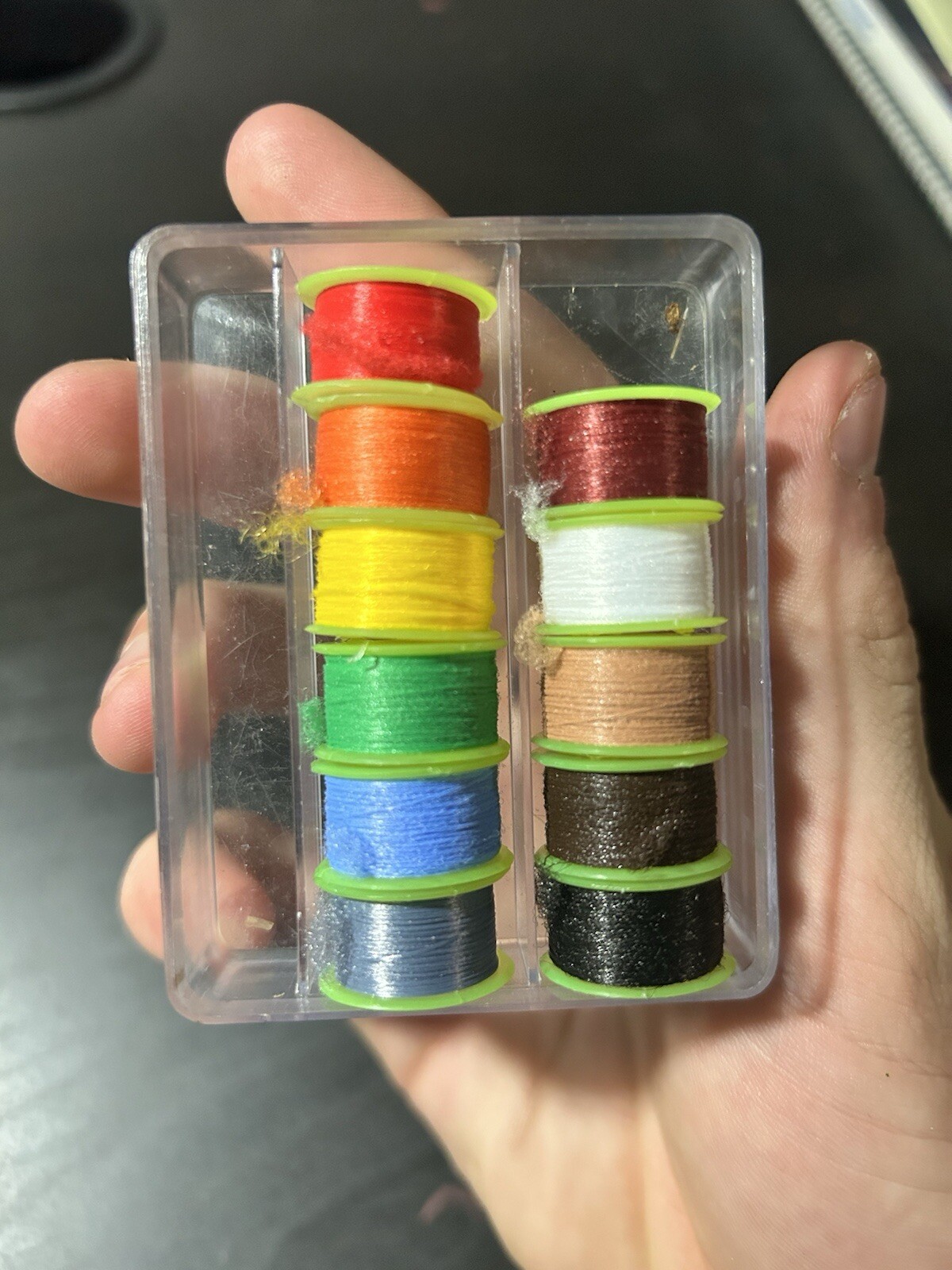 11 Rolls of Thread (for Fly Tying)