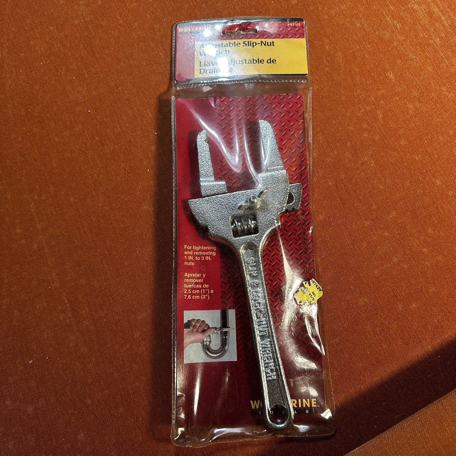 Wolverine  Adjustable 3” Wrench PST152 - Adjustable SPUD, Slip & Lock Nut