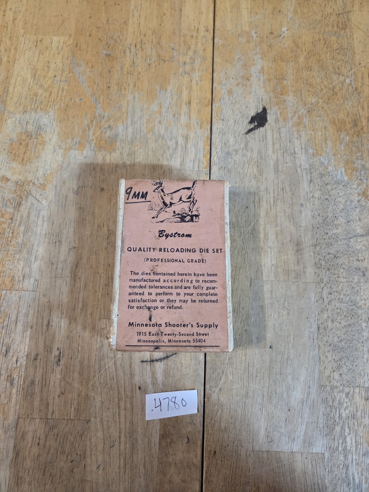 Bystrom 9mm Luger 3-Die Set In Box (Non-Carbide)