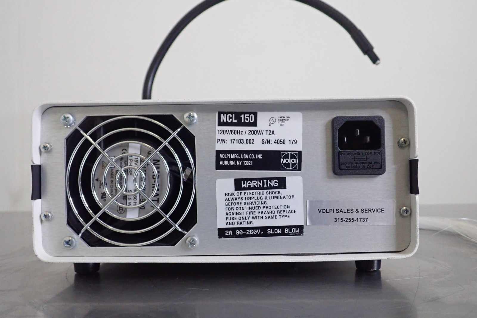 Volpi NCL 150 Fiber Optic Illuminator w/ Light Guide